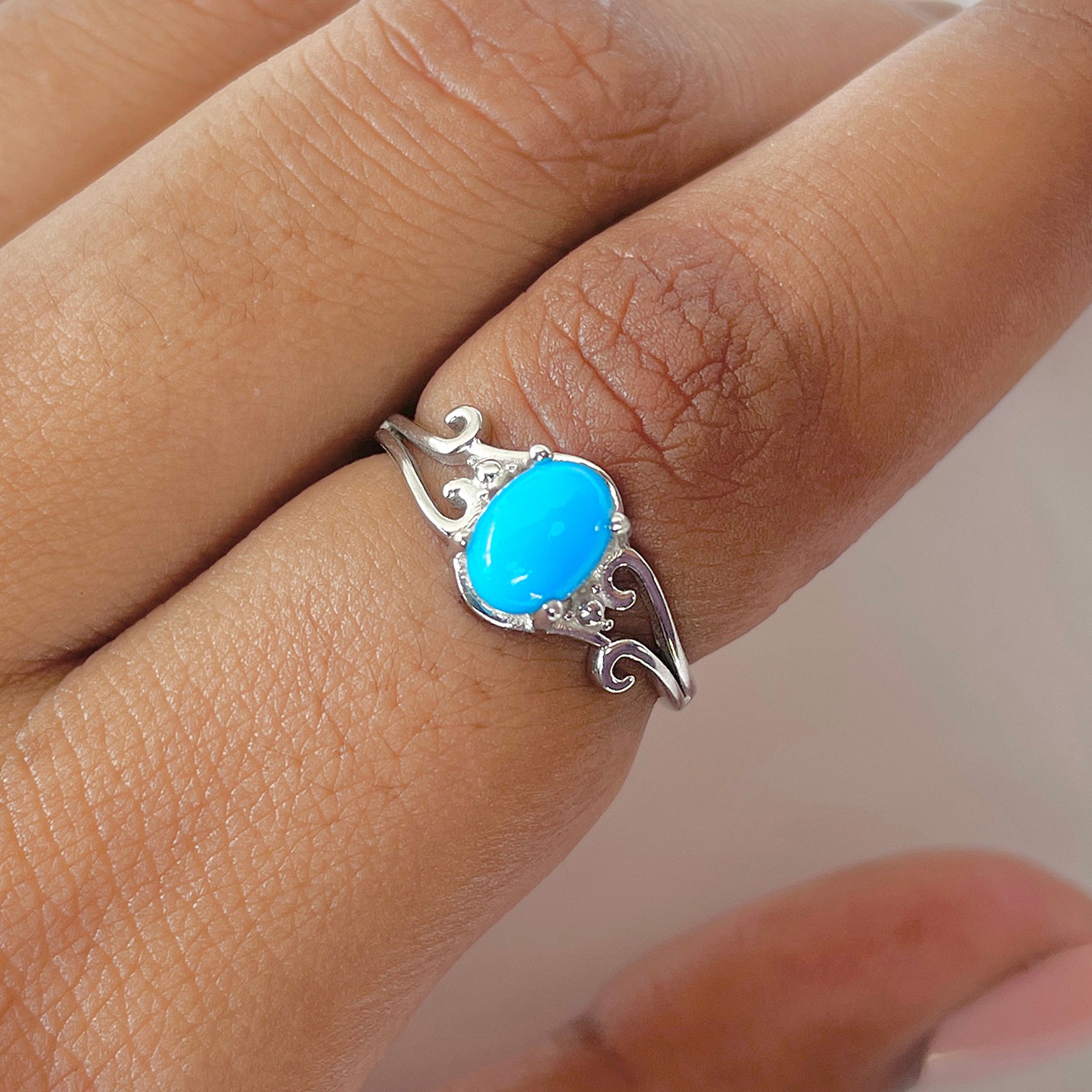 Turquoise Ring-(TRQ-RDR-1495.)
