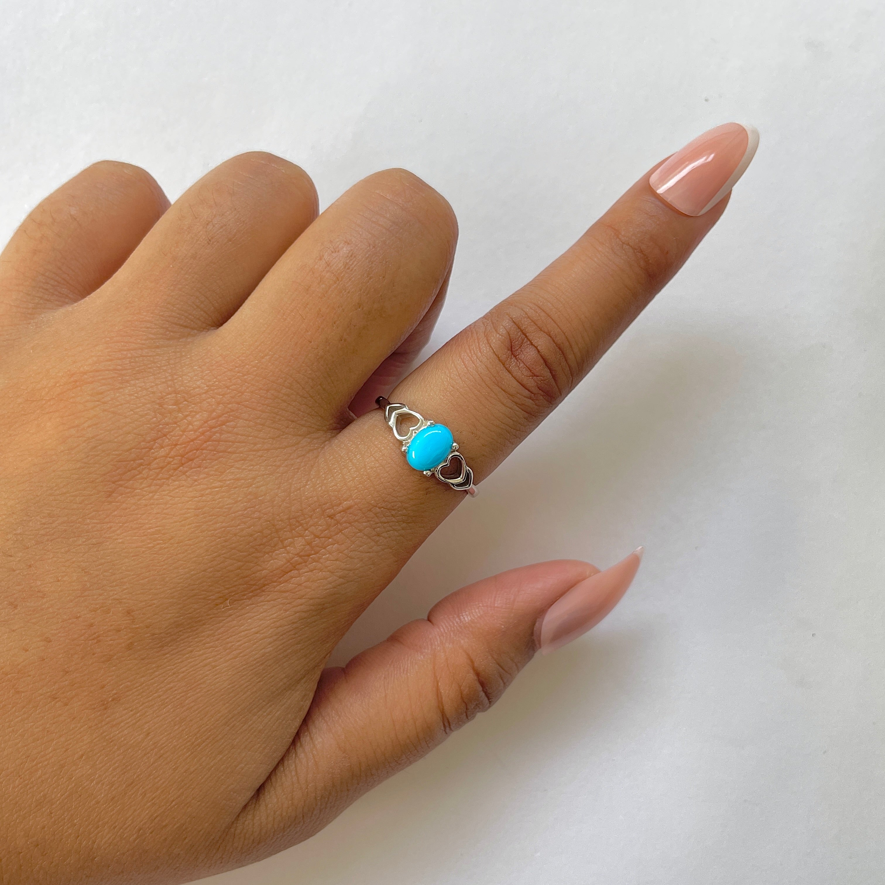 Turquoise Ring-(TRQ-RDR-1528.)