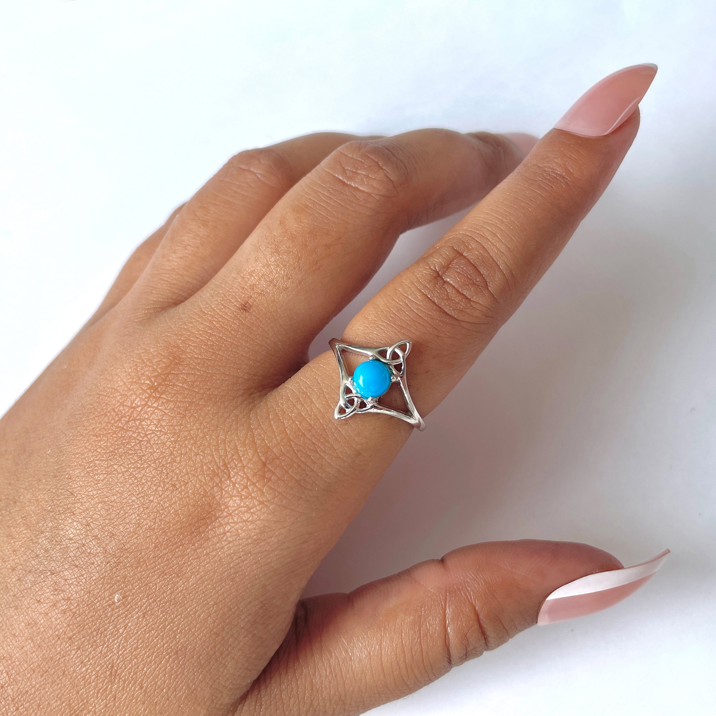 Turquoise Ring-(TRQ-RDR-1529.)