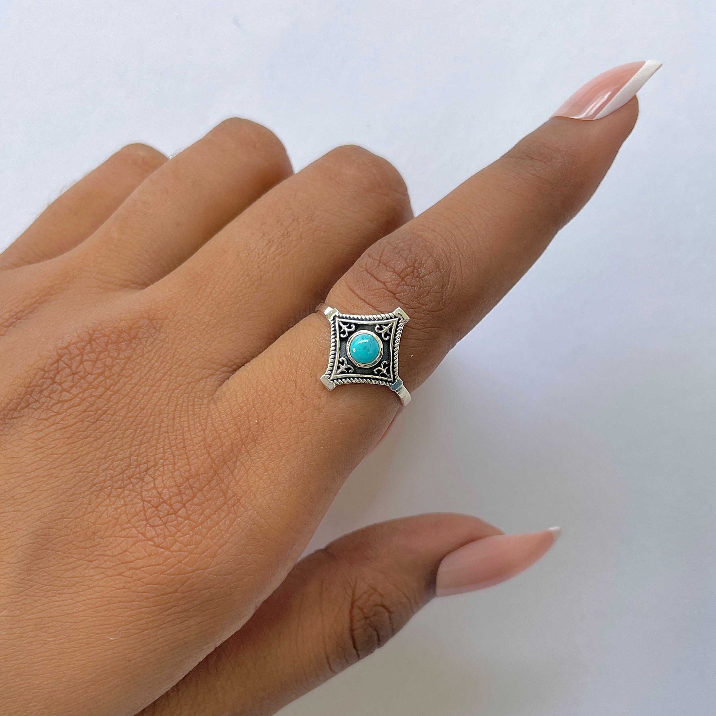 Turquoise Ring-(TRQ-RDR-750.)