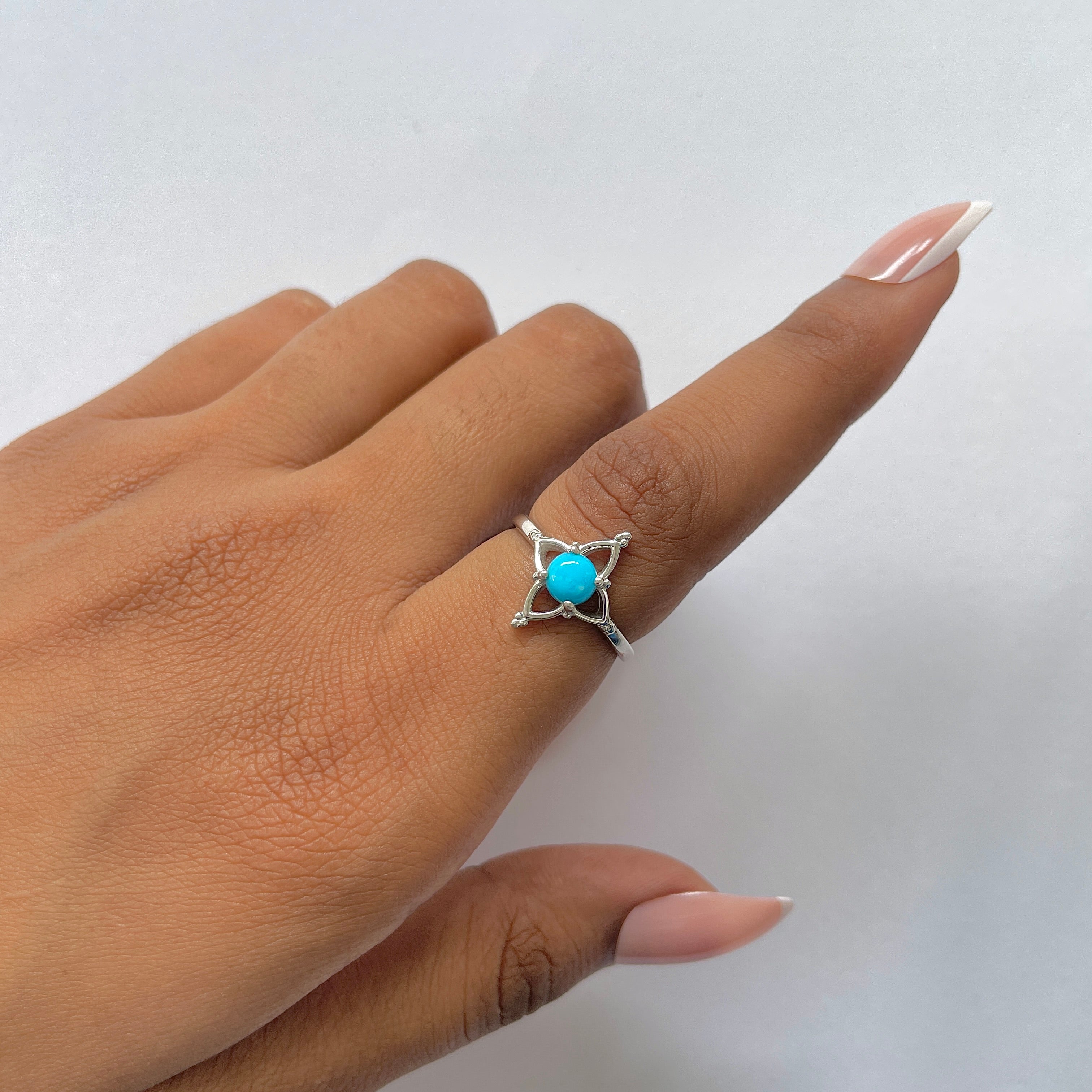 Turquoise Ring-(TRQ-RDR-753.)