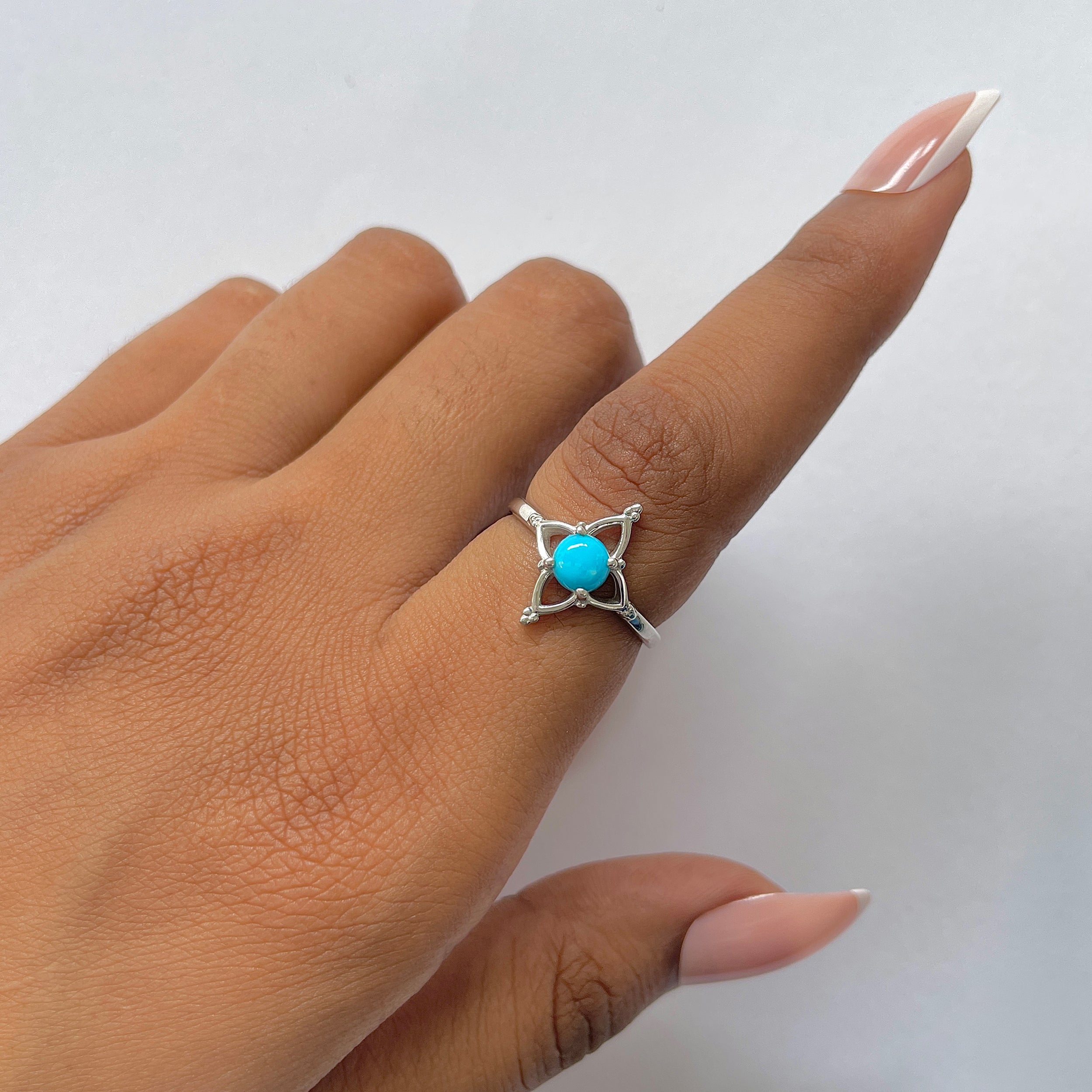 Turquoise Ring-(TRQ-RDR-753.)