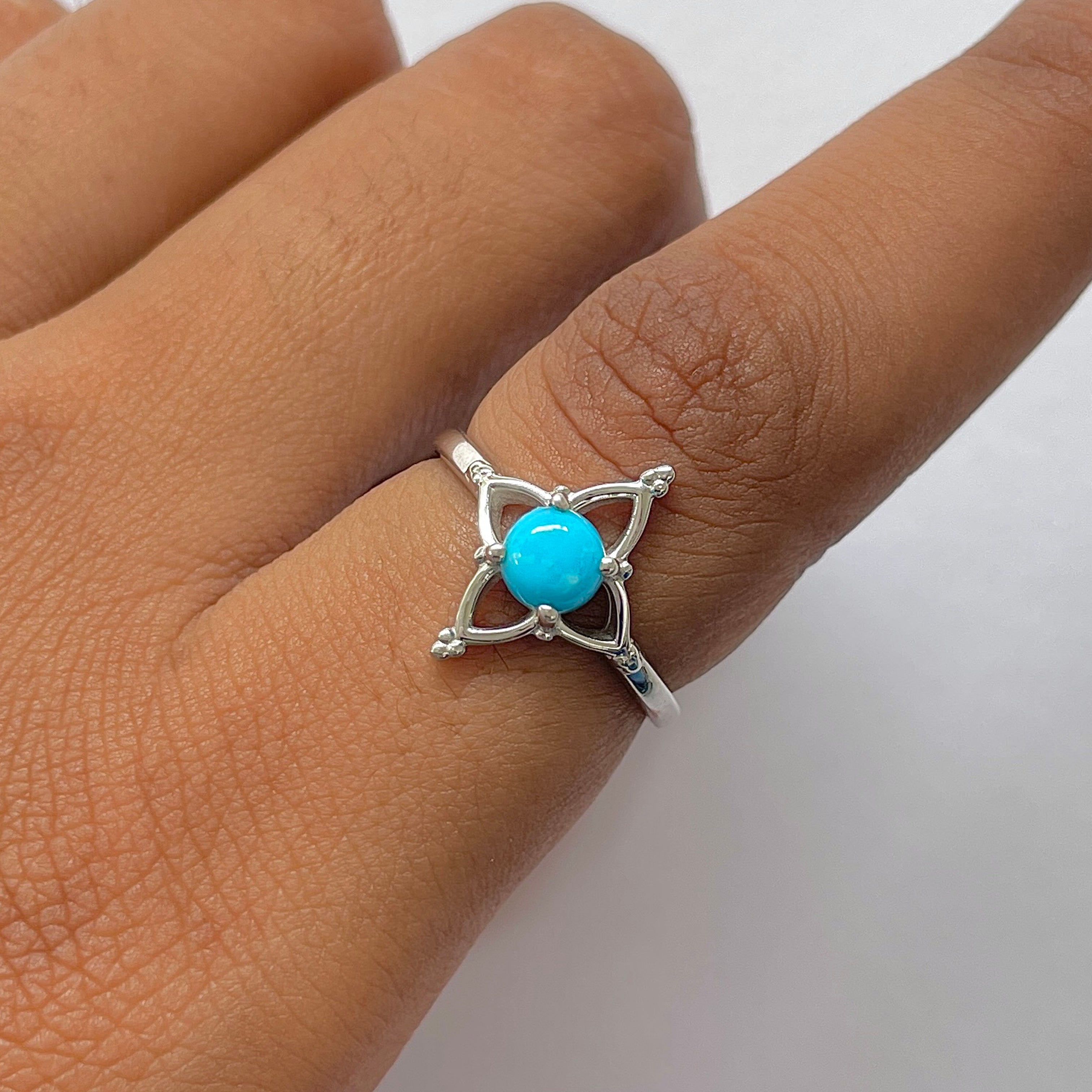 Turquoise Ring-(TRQ-RDR-753.)