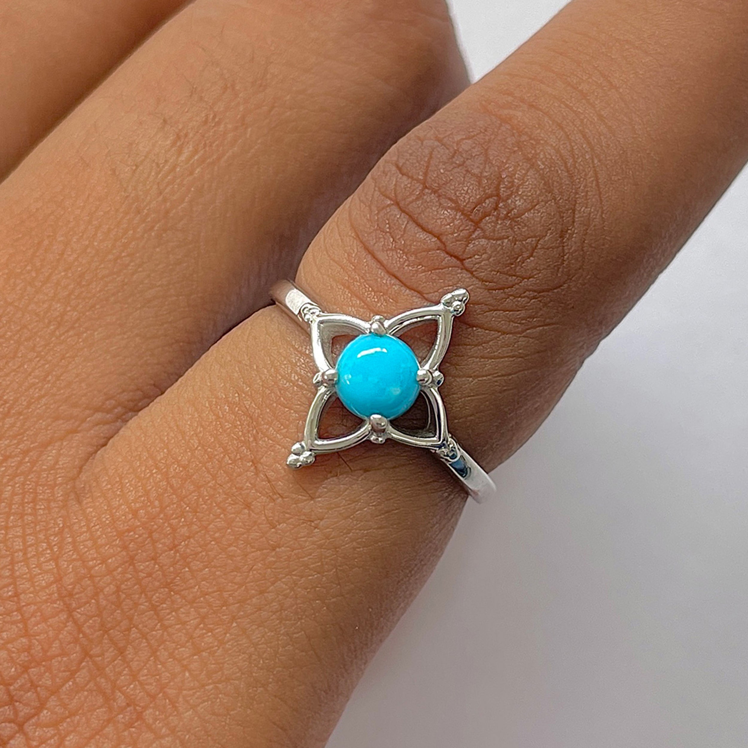 Turquoise Ring-(TRQ-RDR-753.)