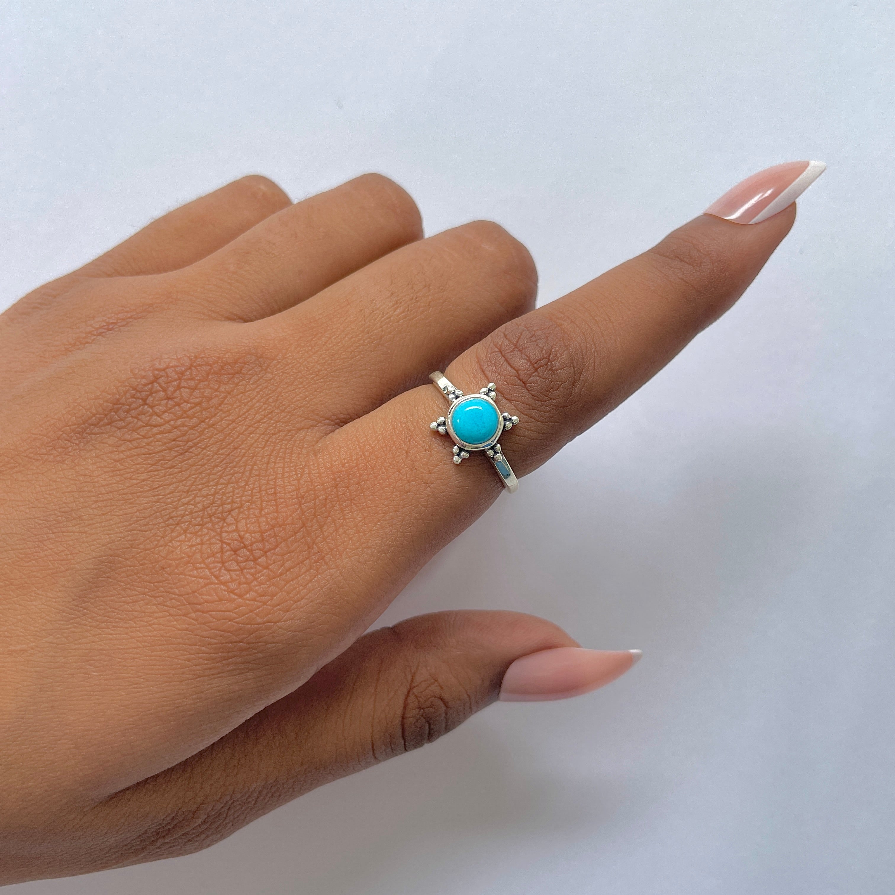 Turquoise Ring-(TRQ-RDR-759.)