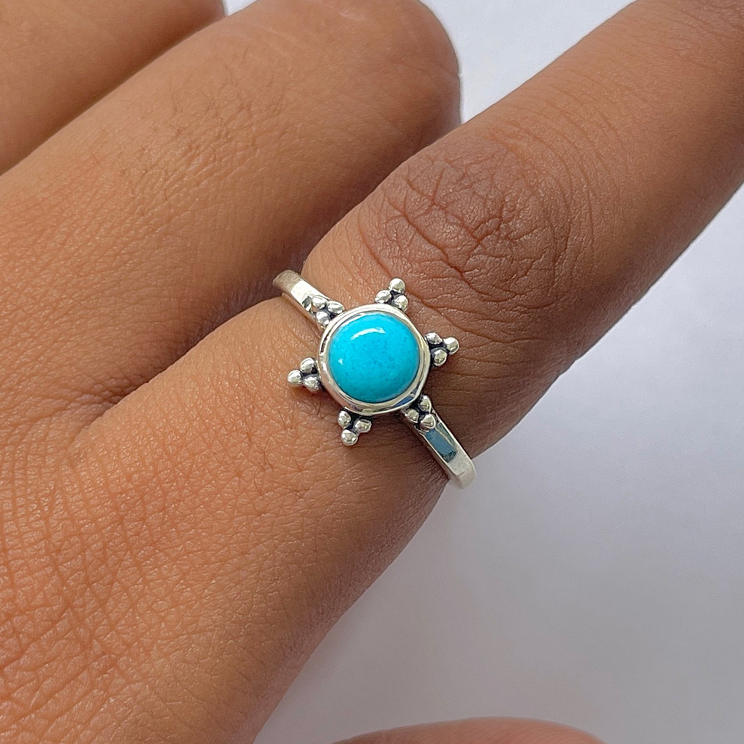 Turquoise Ring-(TRQ-RDR-759.)