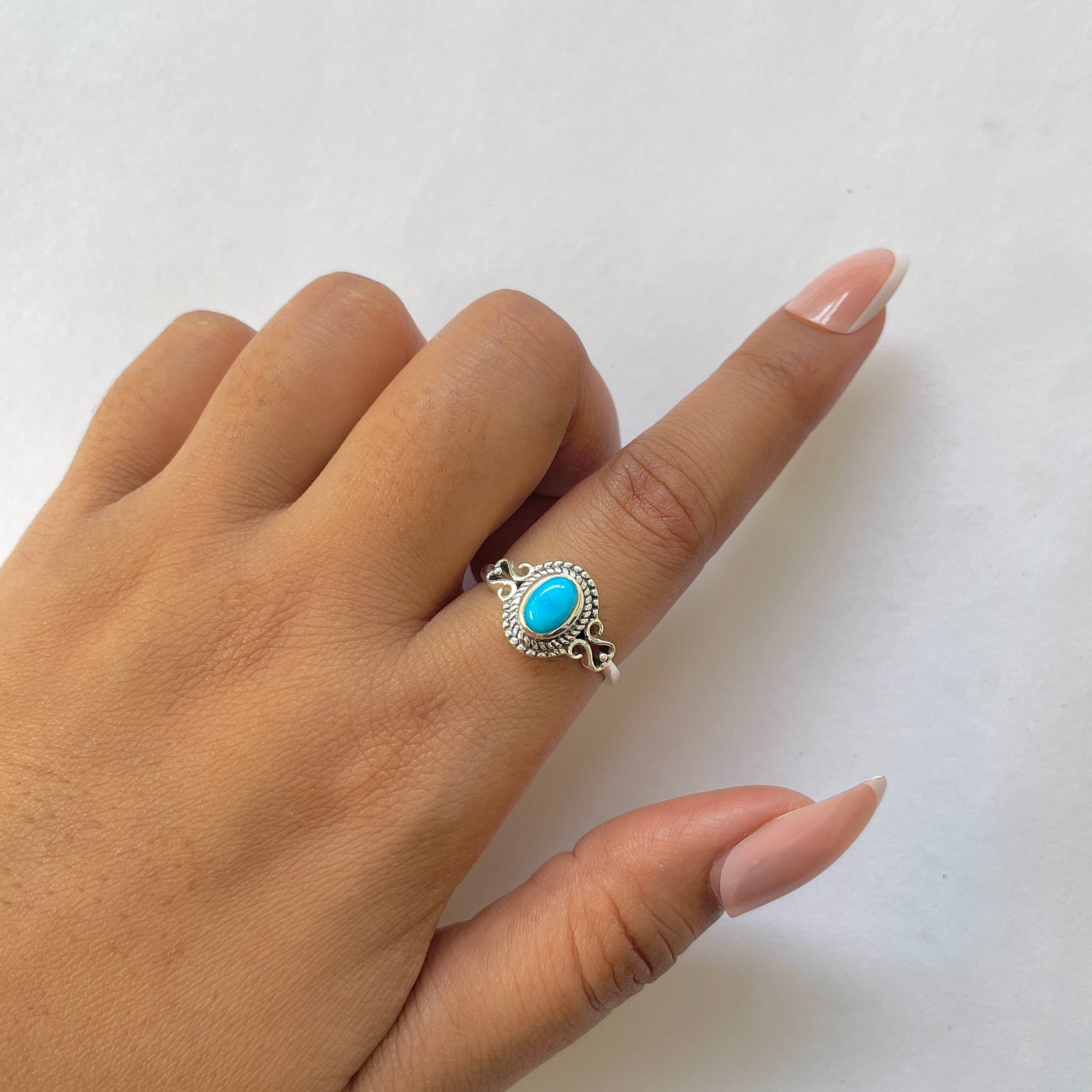 Turquoise Ring-(TRQ-RDR-762.)