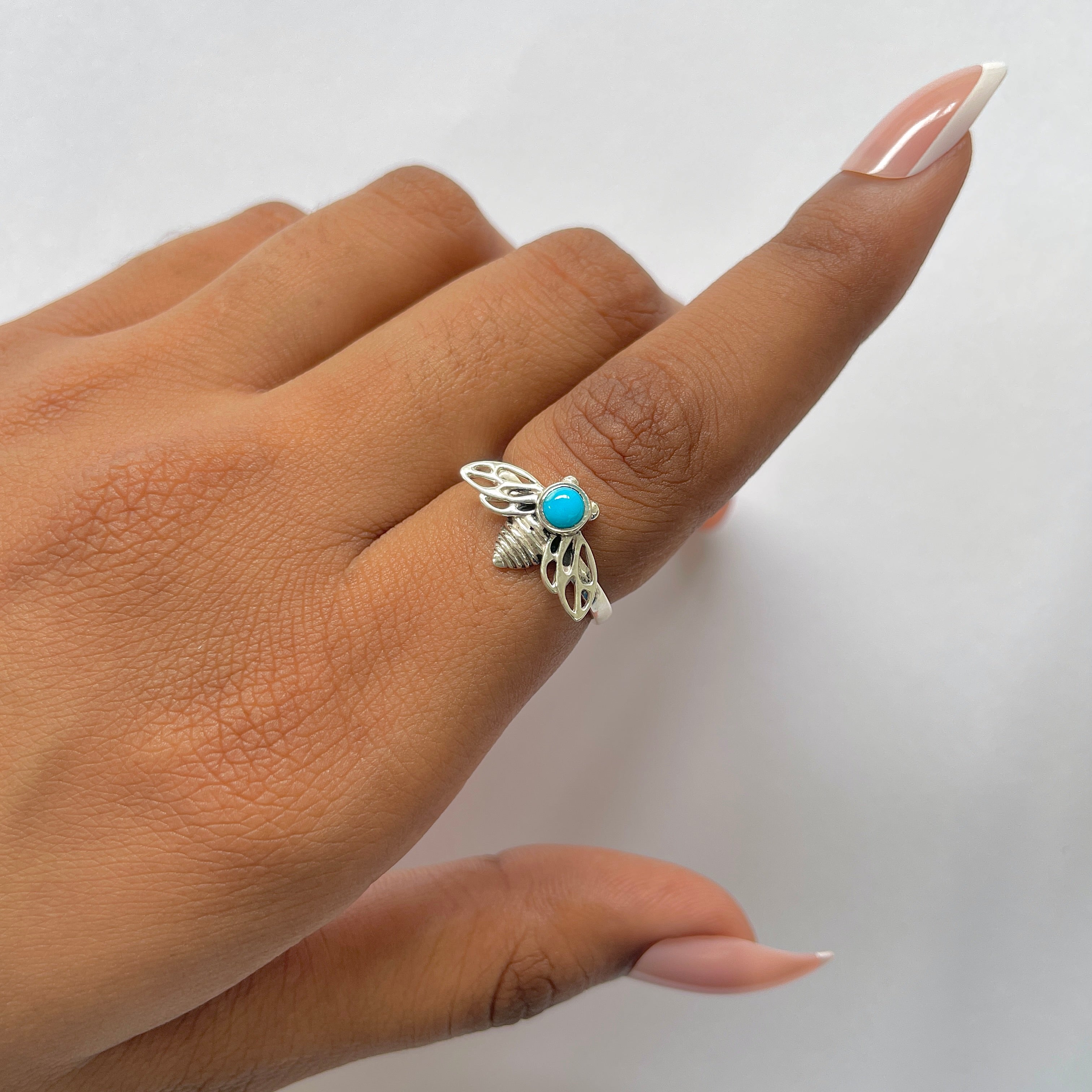 Turquoise Ring-(TRQ-RDR-77.)