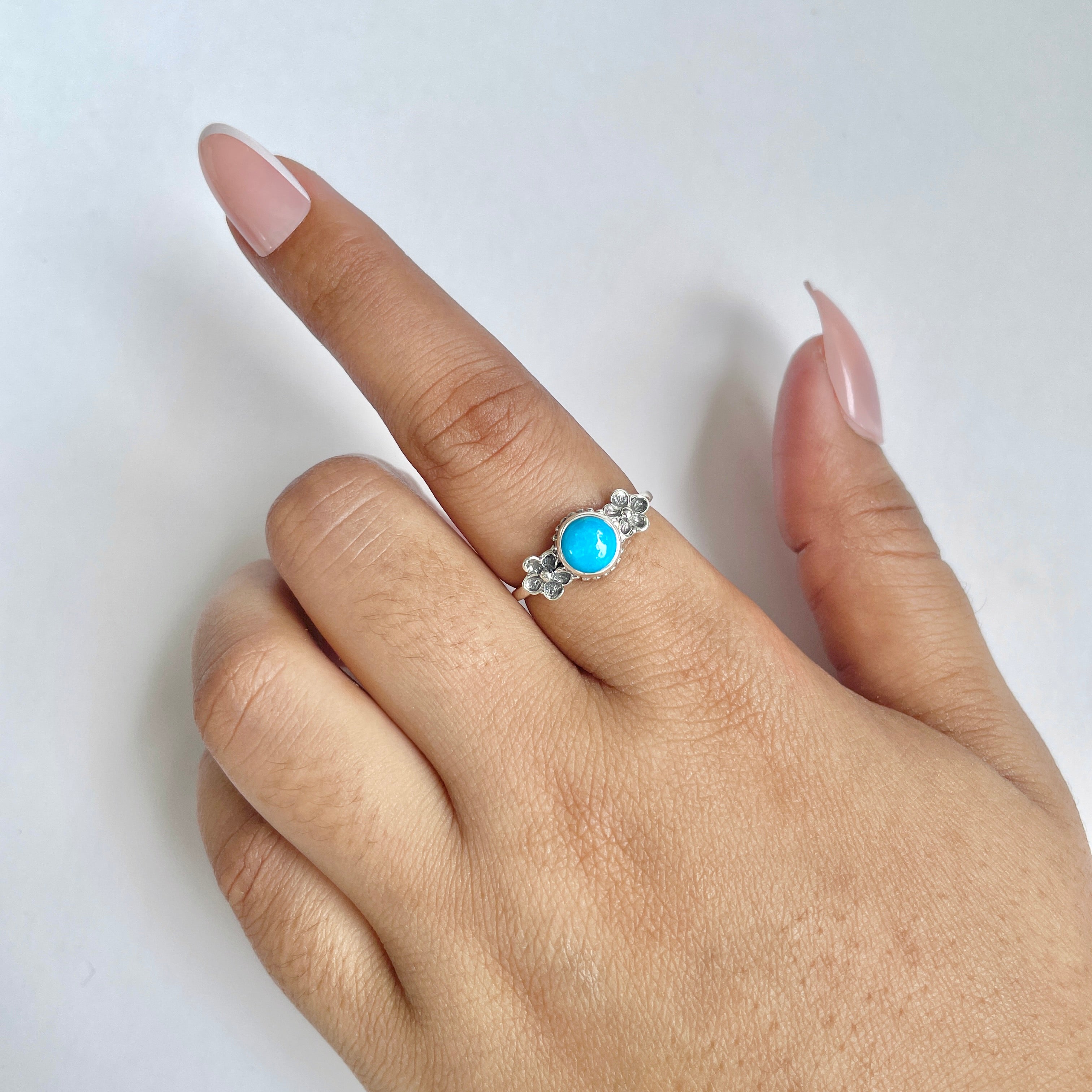 Turquoise Ring-(TRQ-RDR-80.)