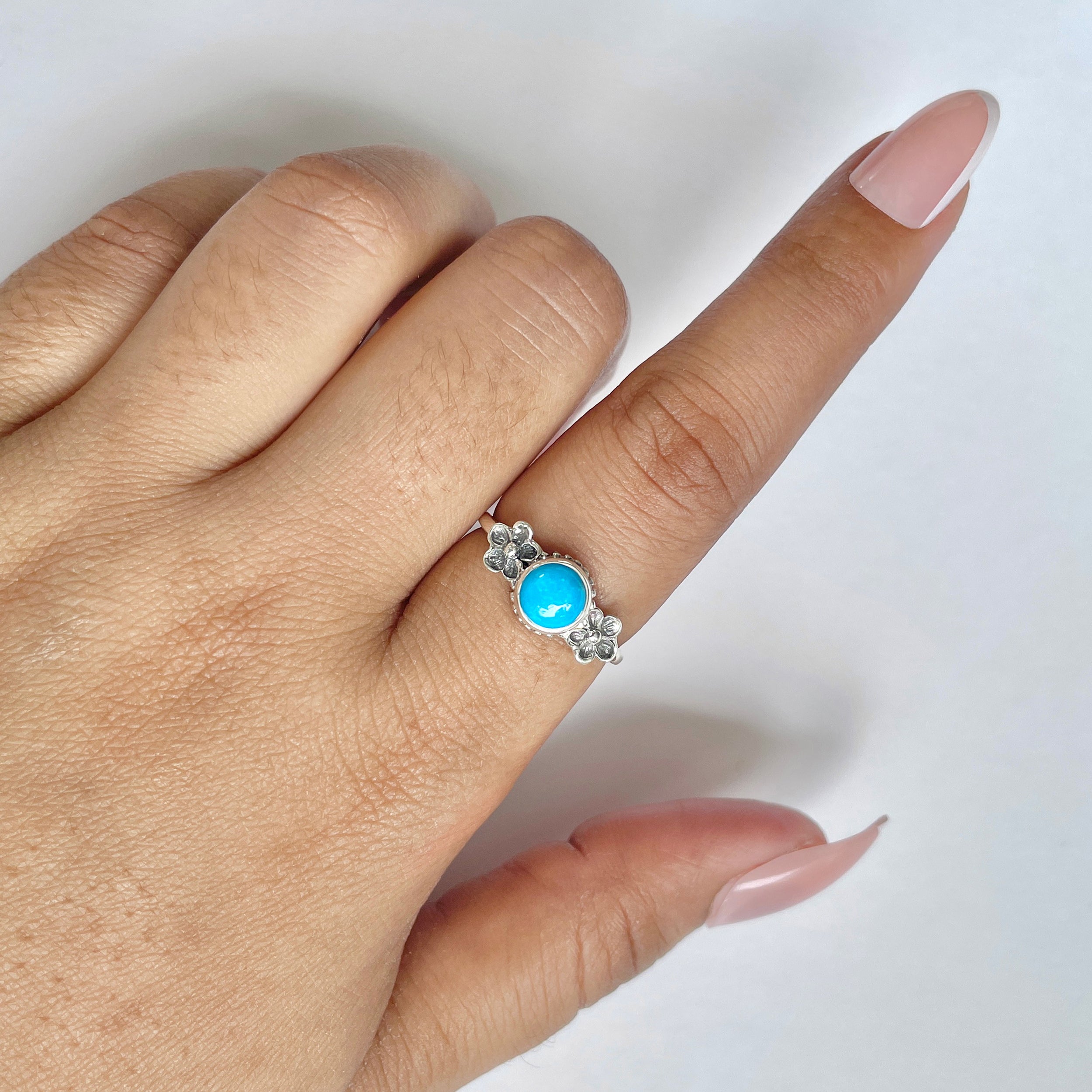 Turquoise Ring-(TRQ-RDR-80.)