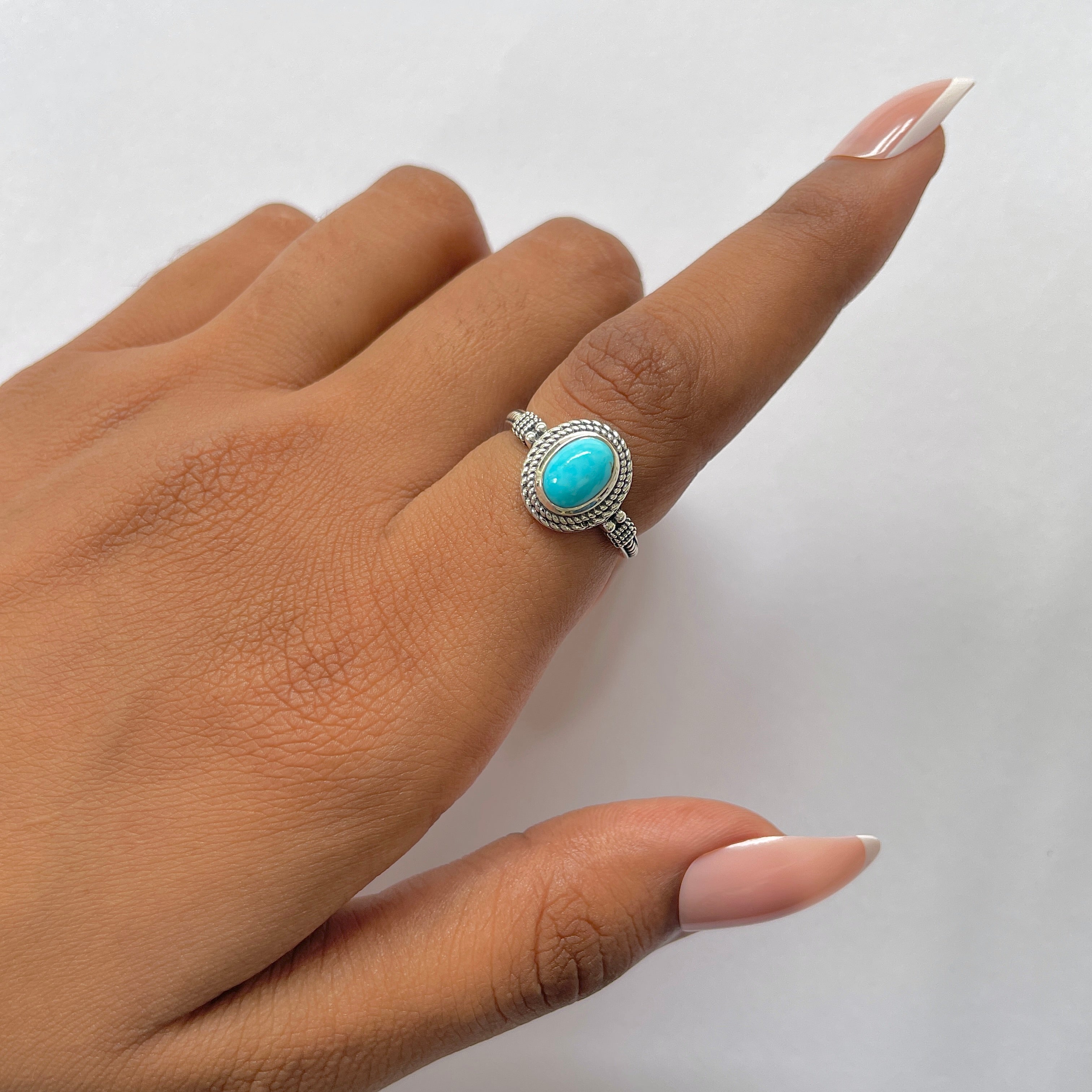 Turquoise Ring-(TRQ-RDR-814.)