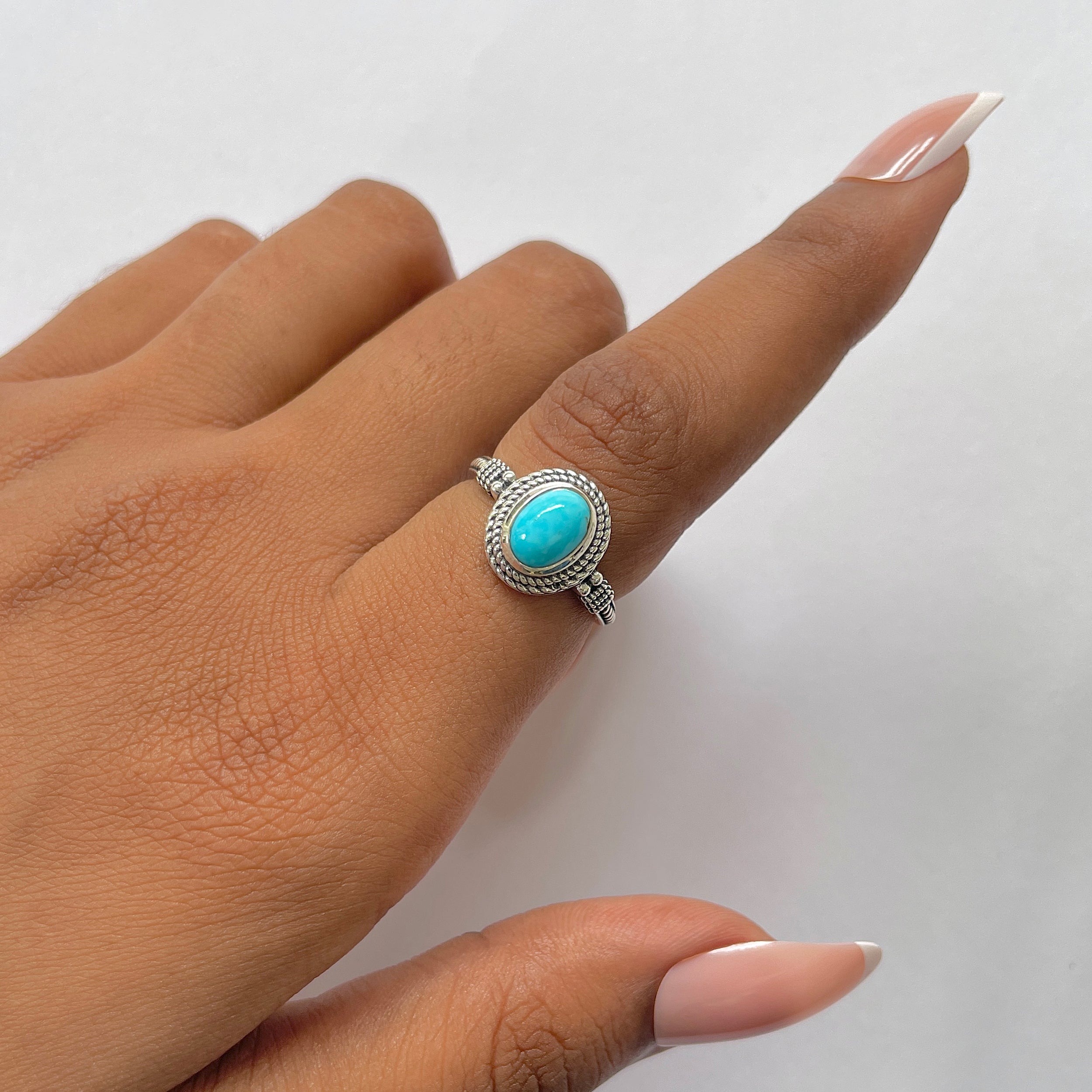 Turquoise Ring-(TRQ-RDR-814.)