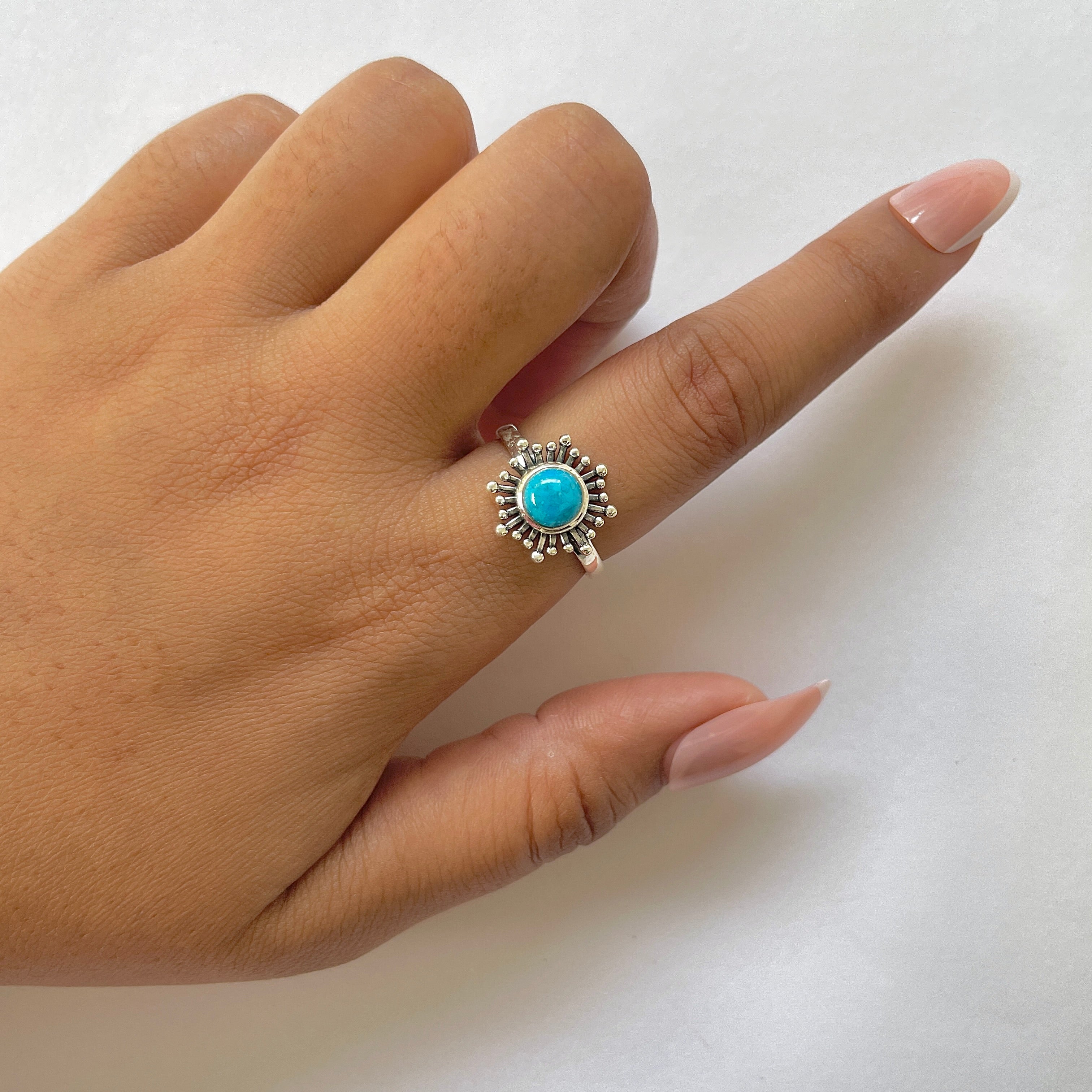 Turquoise Ring-(TRQ-RDR-842.)