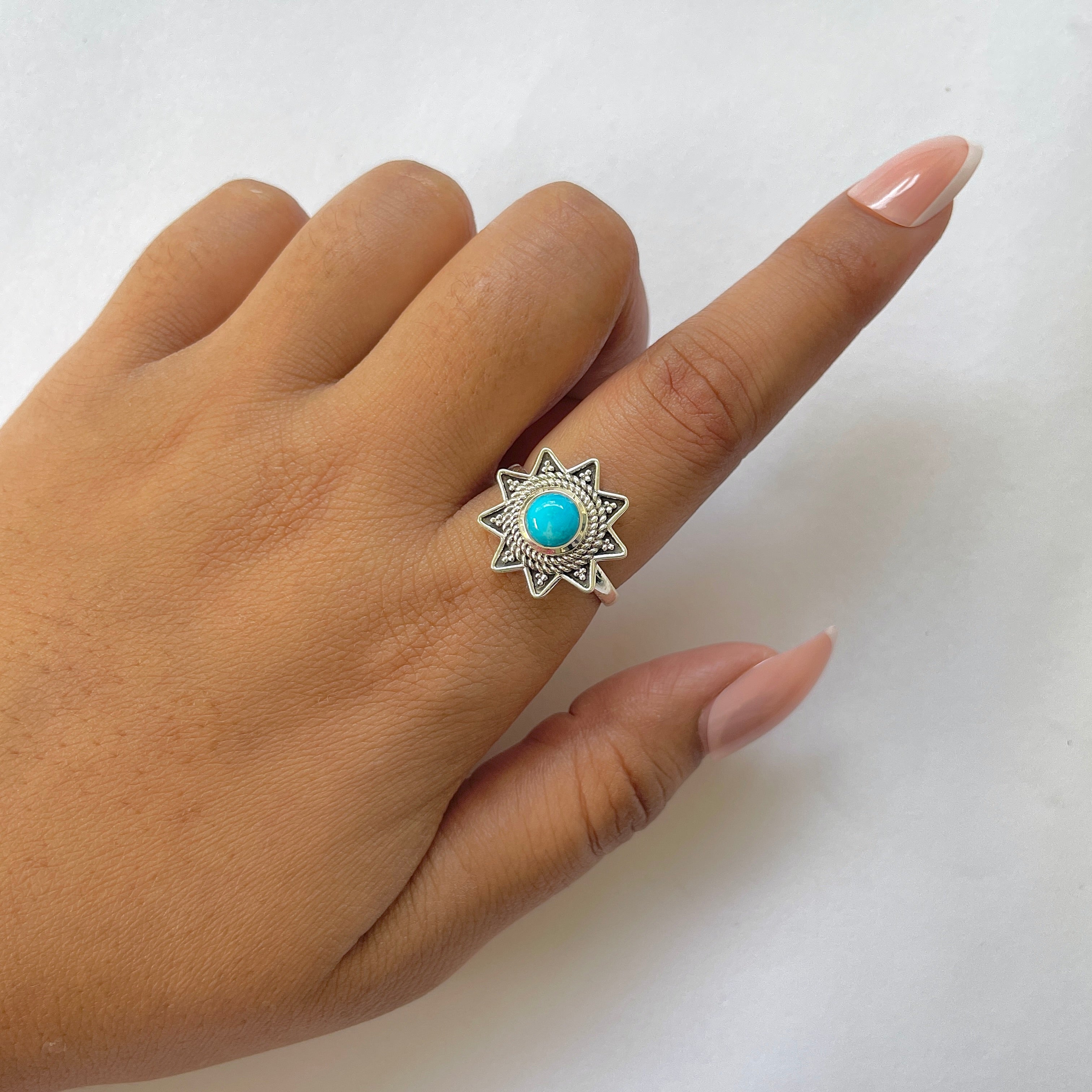 Turquoise Ring-(TRQ-RDR-849.)