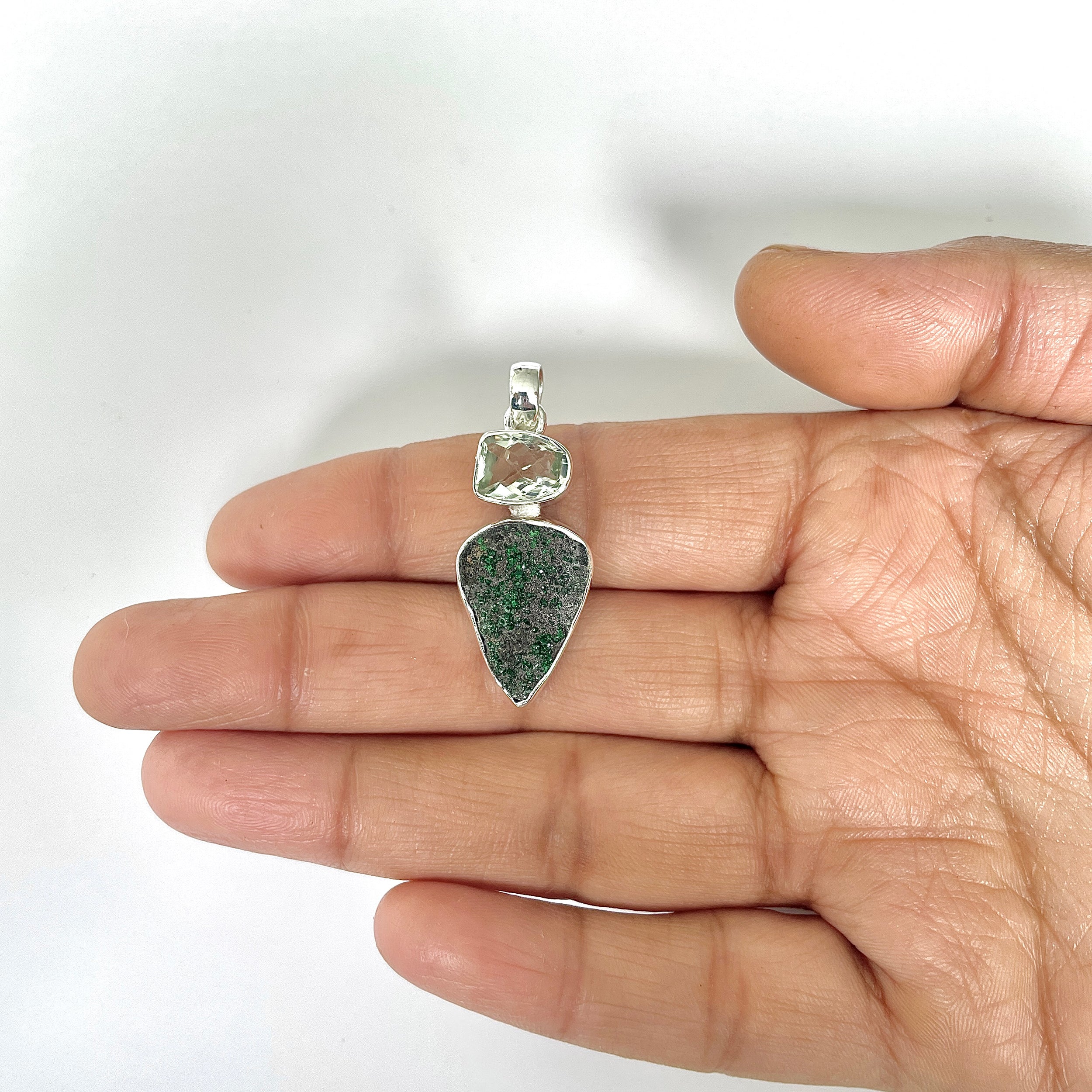 Uvarovite Pendant-(UVR-1-11)