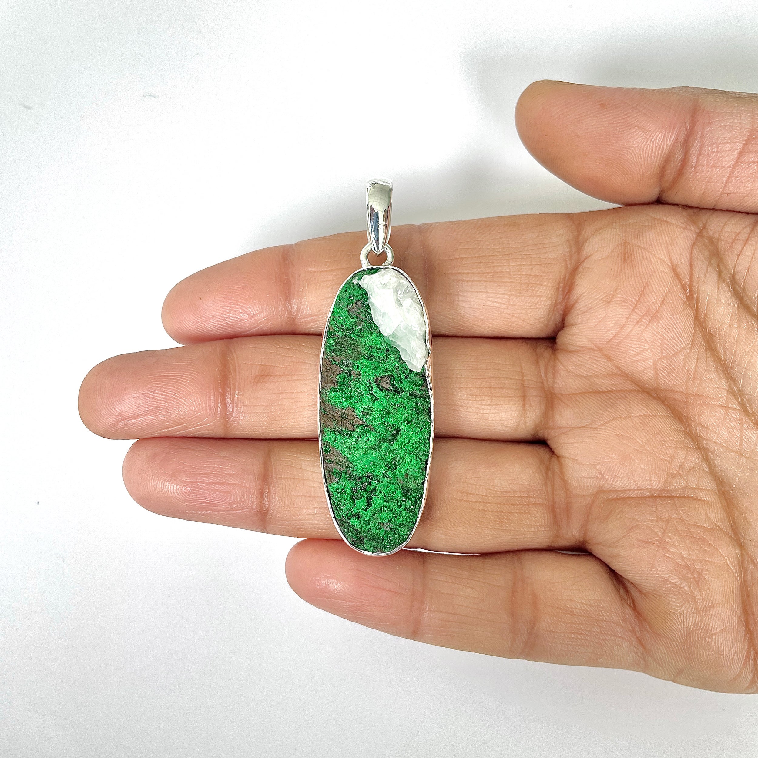 Uvarovite Pendant-(UVR-1-17)