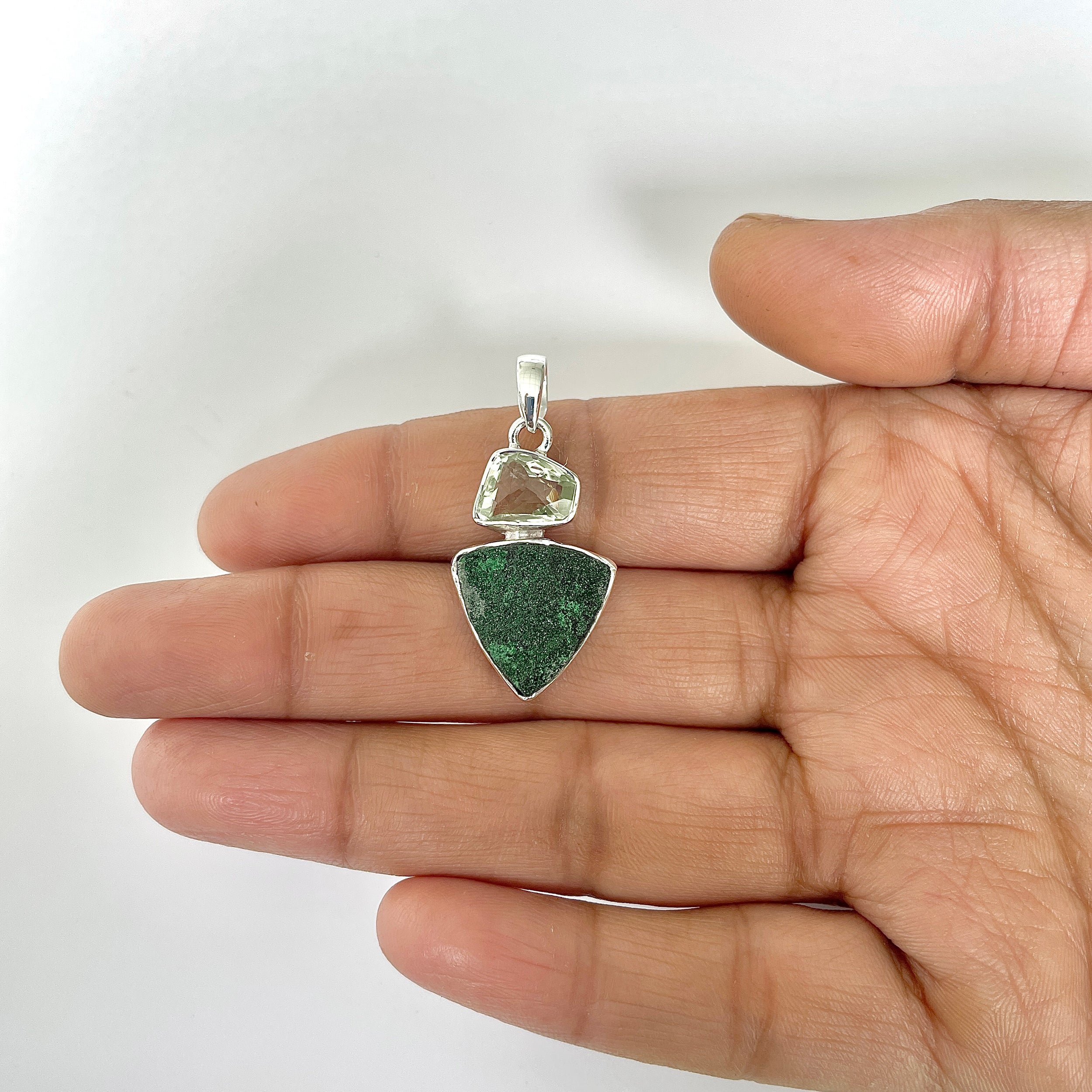 Uvarovite Pendant-(UVR-1-34)