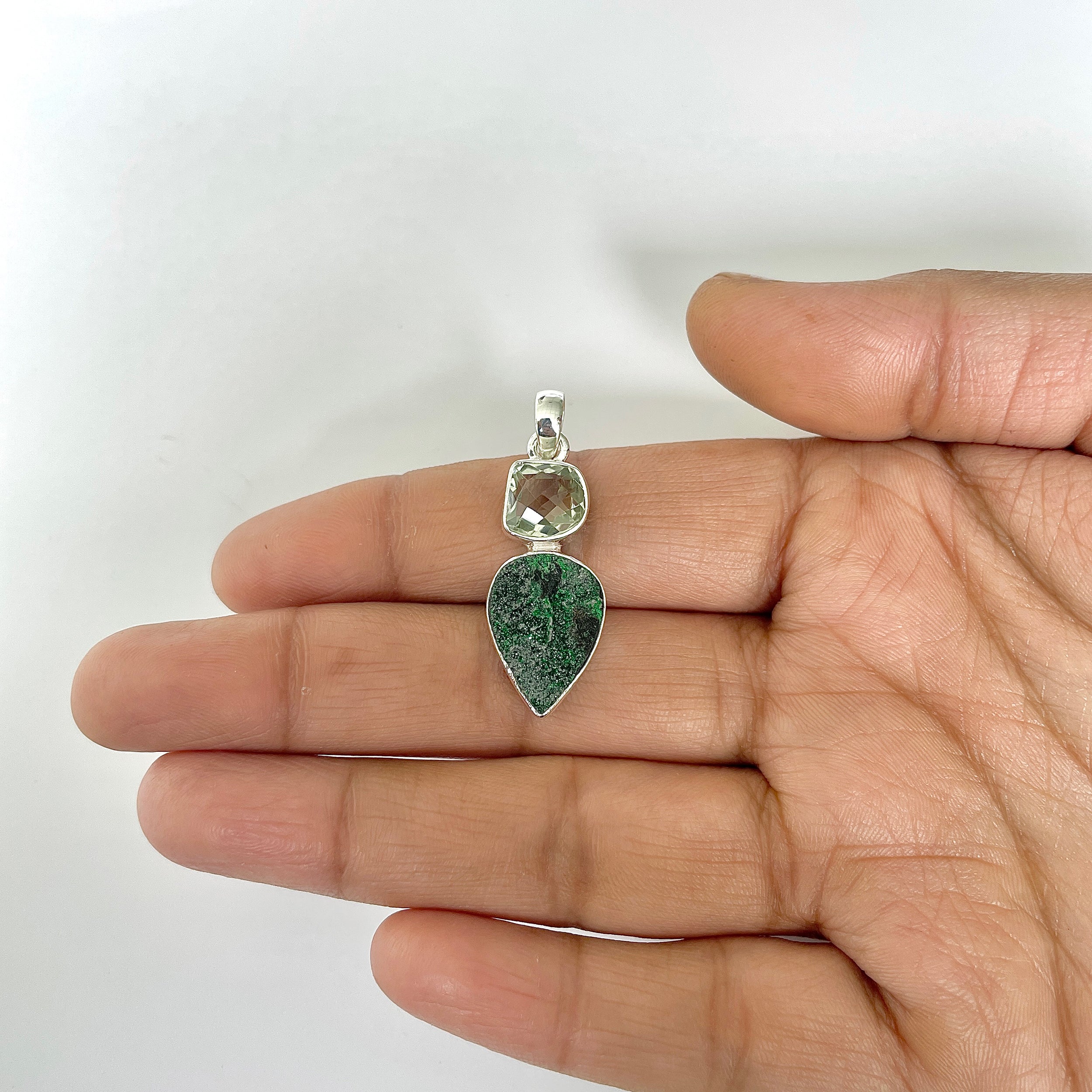 Uvarovite Pendant-(UVR-1-43)