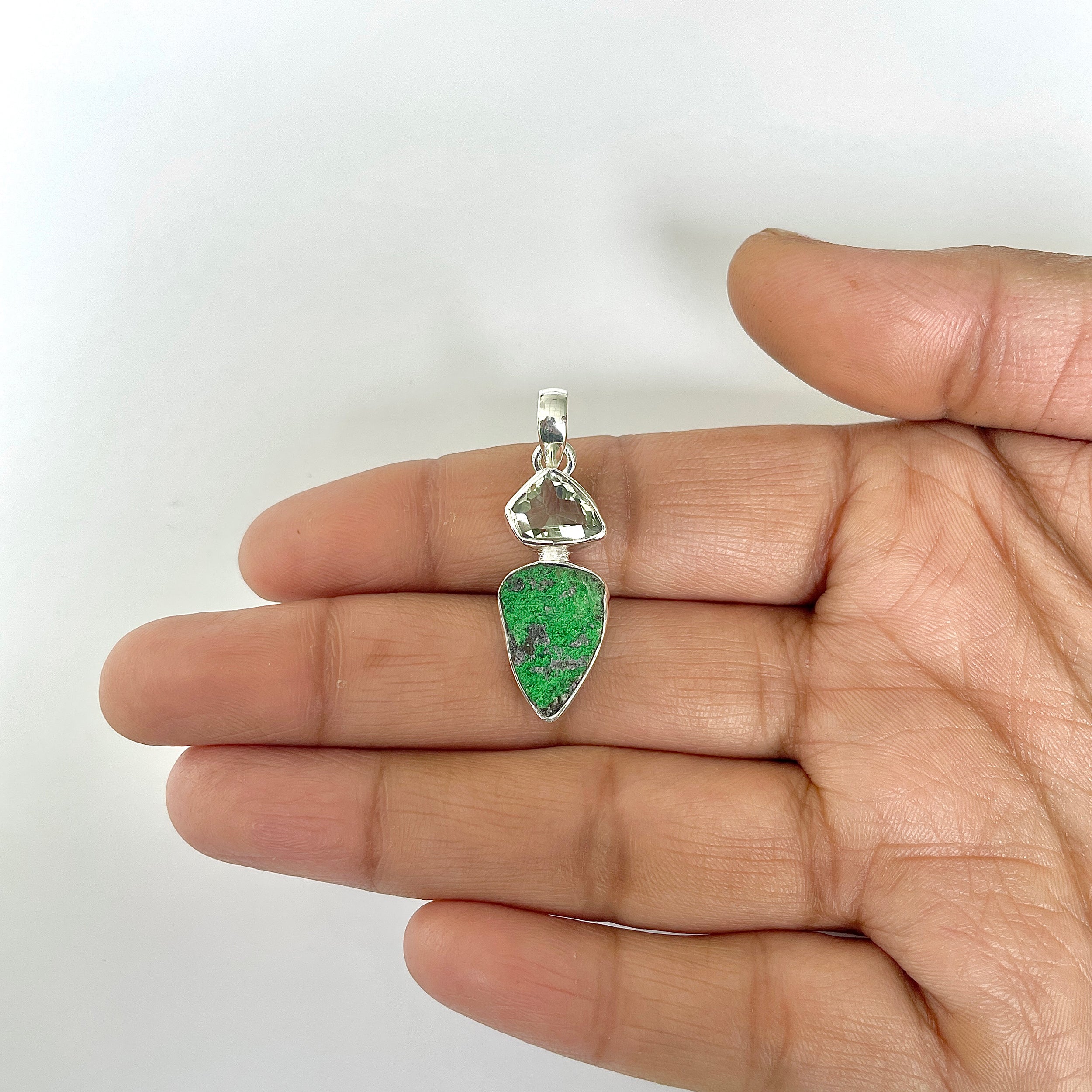 Uvarovite Pendant-(UVR-1-59)