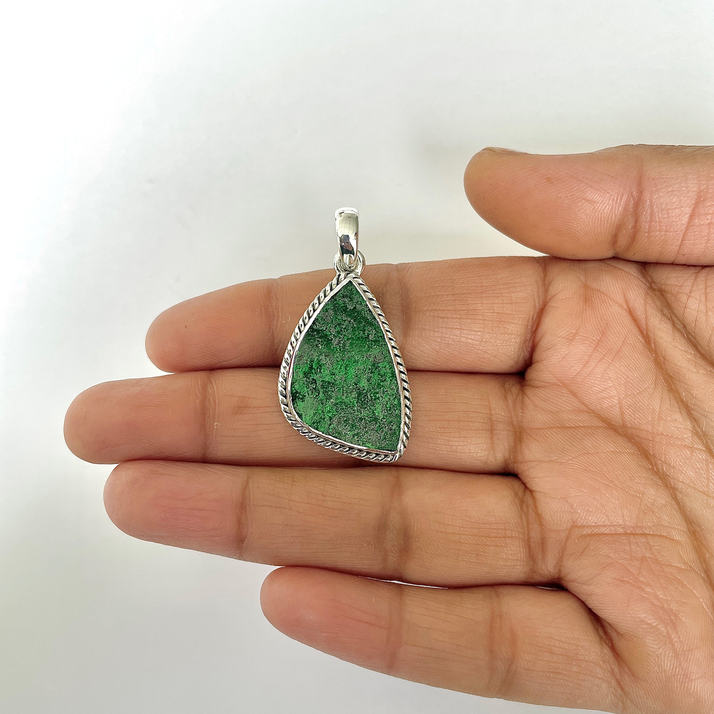 Uvarovite Pendant-(UVR-1-86)