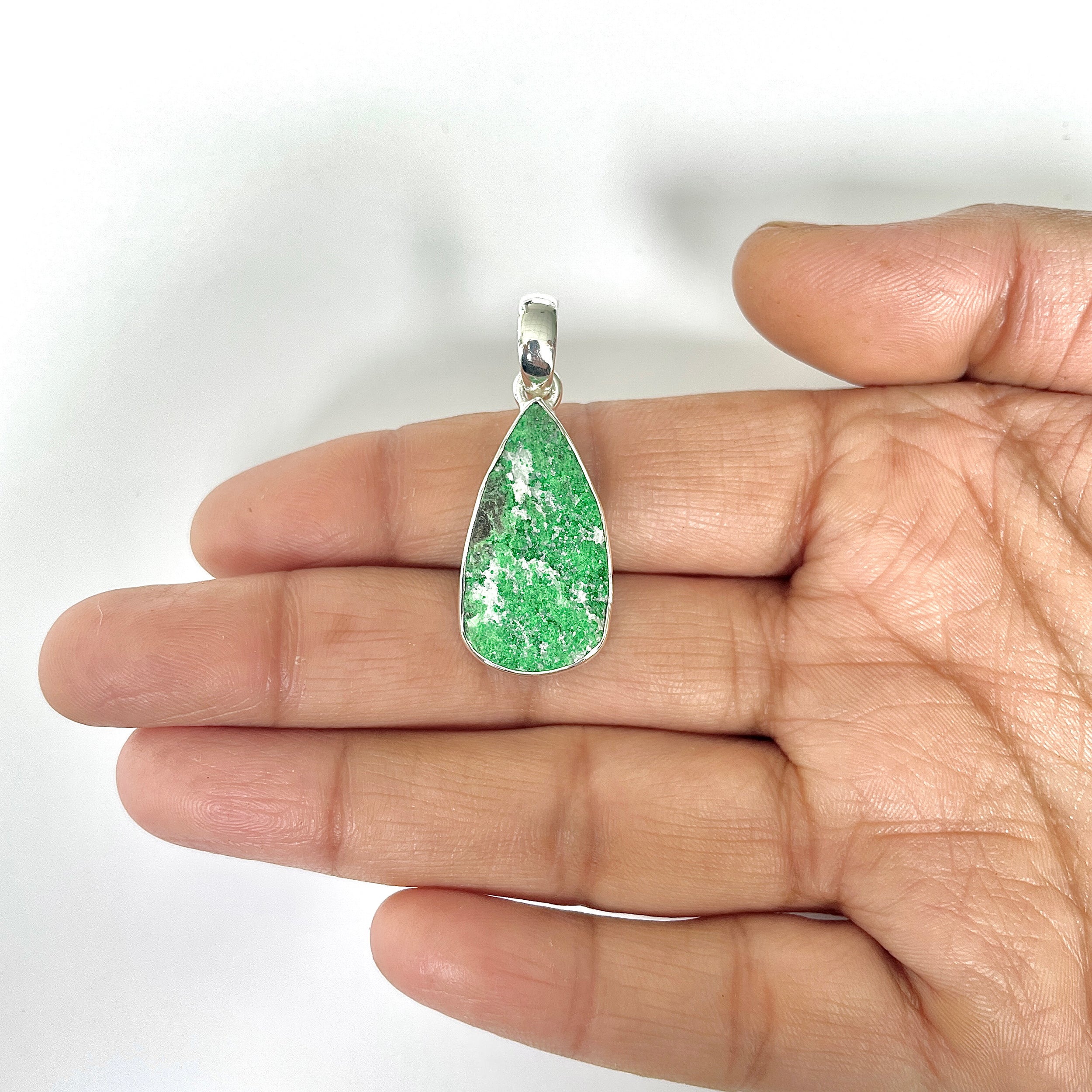 Uvarovite Pendant-(UVR-1-9)