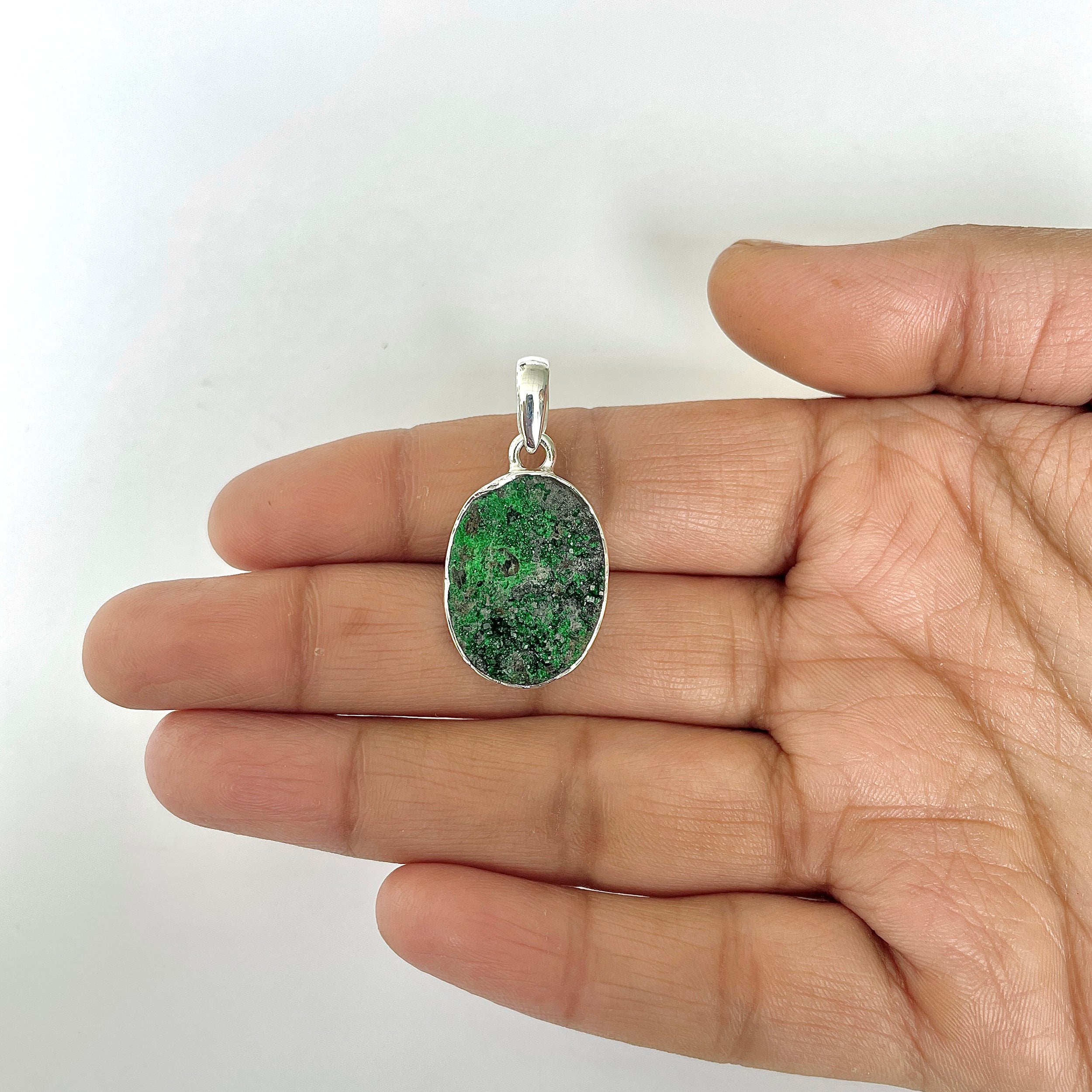 Uvarovite Pendant-(UVR-1-91)