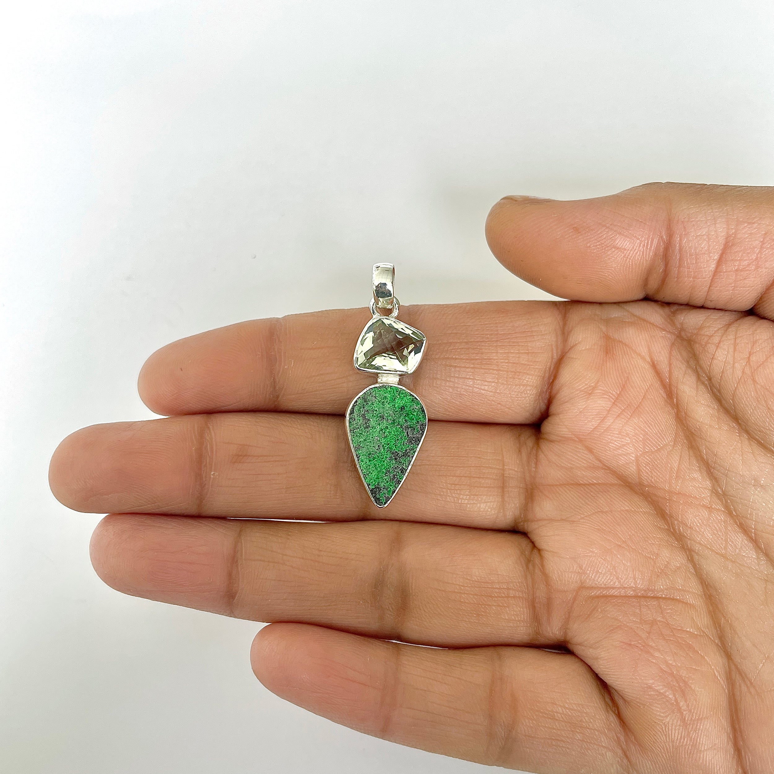 Uvarovite Pendant-(UVR-1-92)