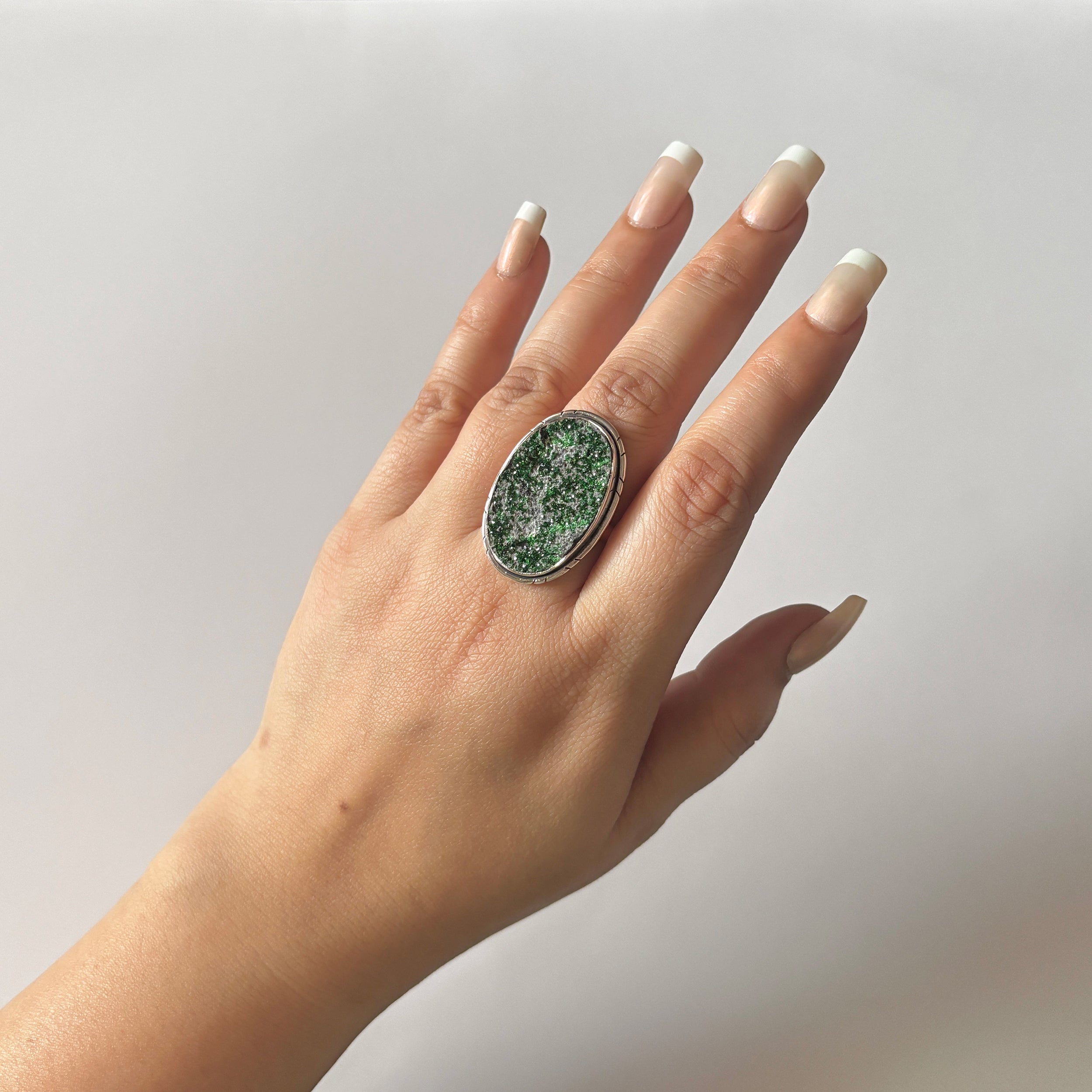 Uvarovite Ring-(UVR-2-13)
