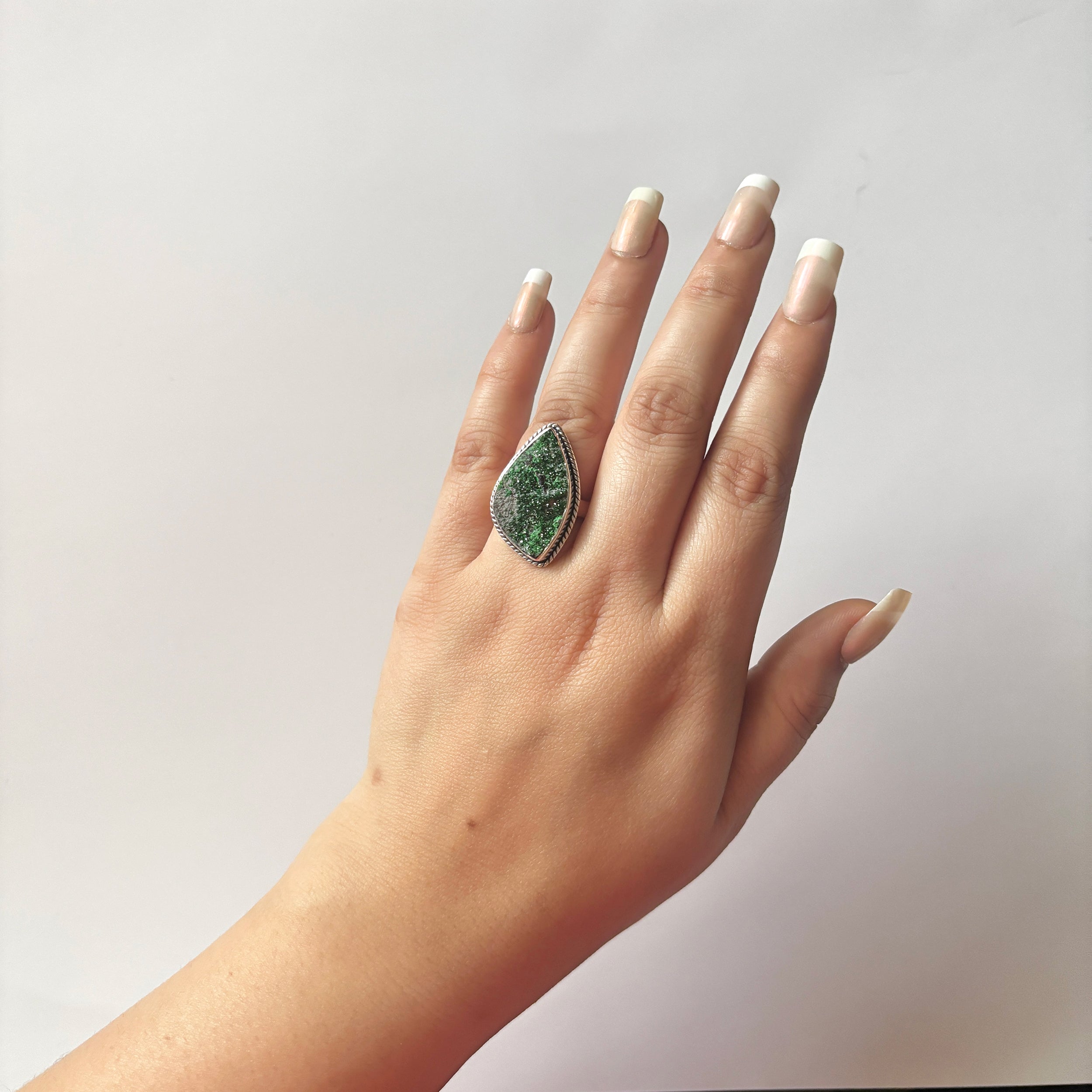 Uvarovite Ring-(UVR-2-140)
