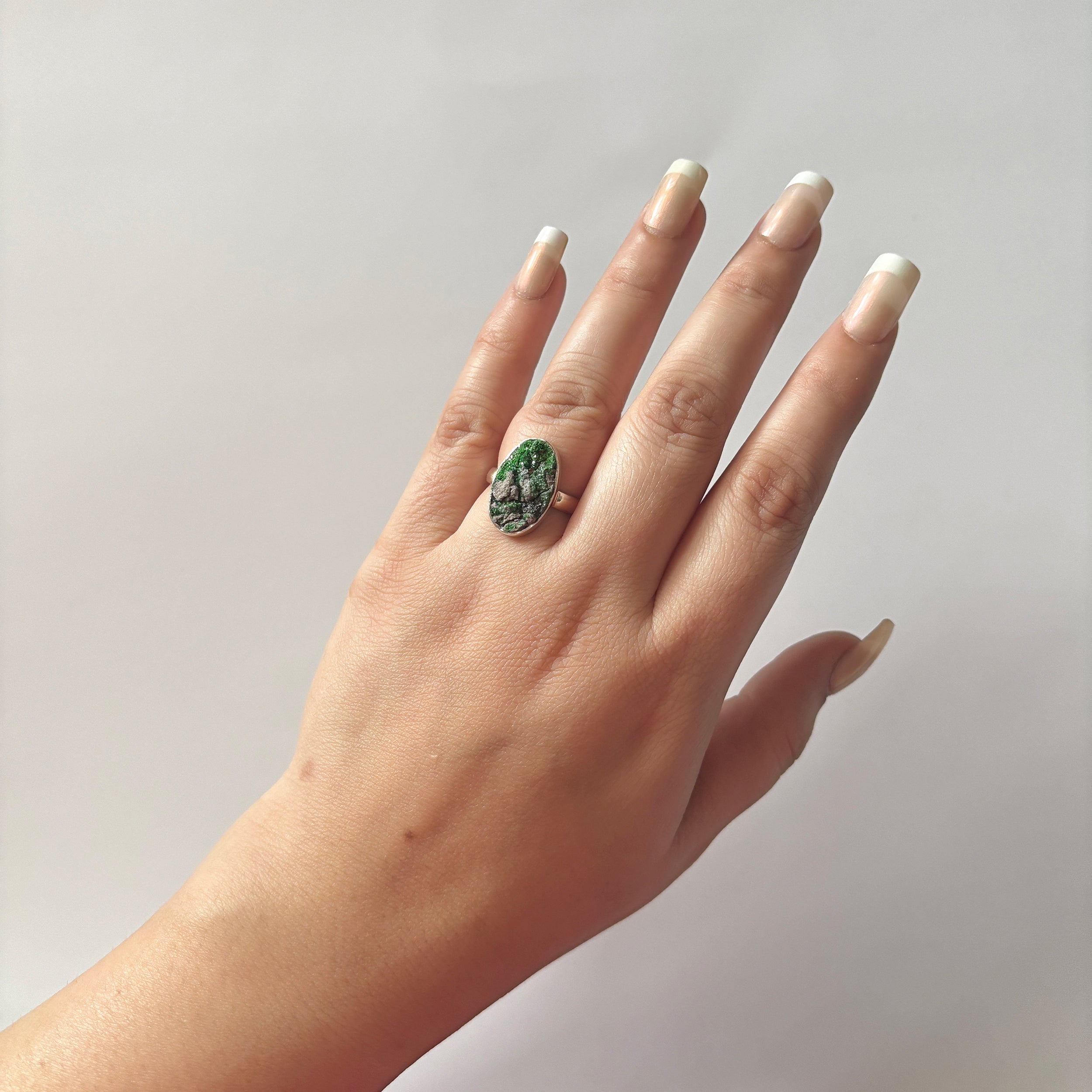 Uvarovite Ring-(UVR-2-76)