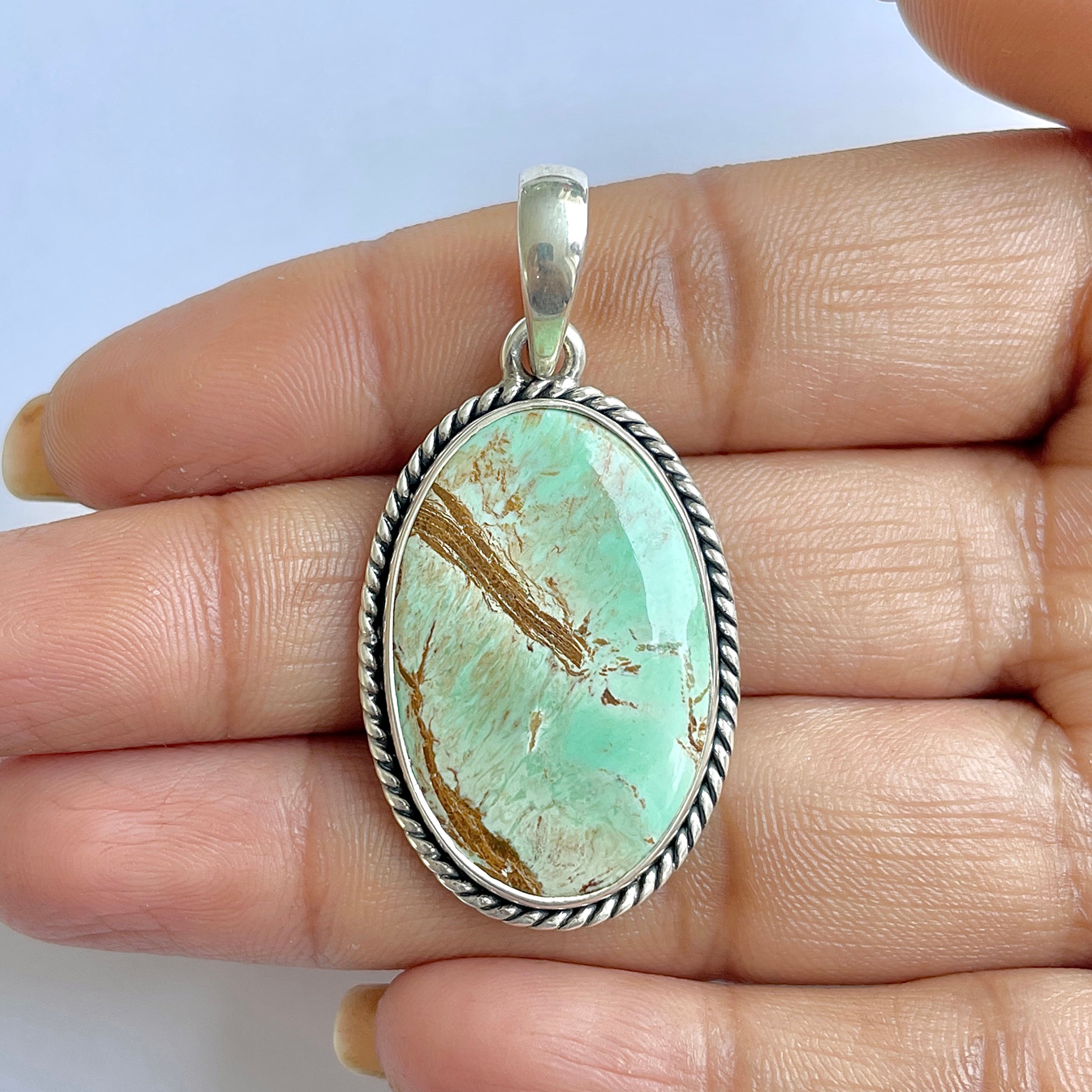 Variscite Pendant-(VRC-1-18)