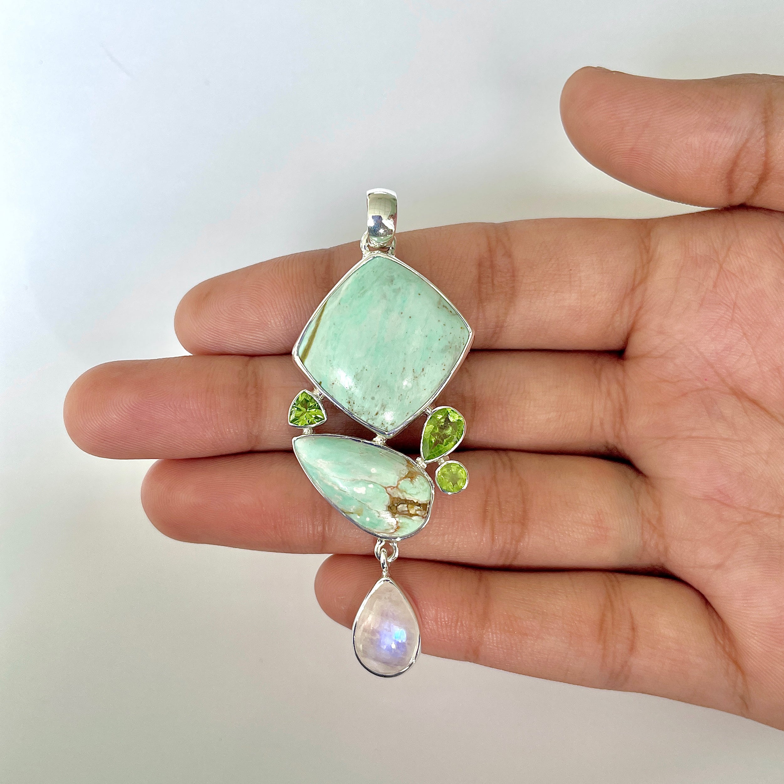 Variscite Pendant-(VRC-1-38)