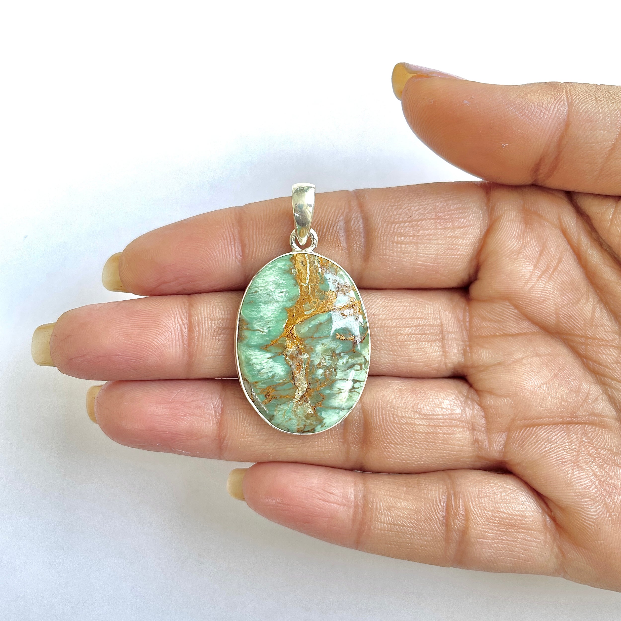 Variscite Pendant-(VRC-1-57)