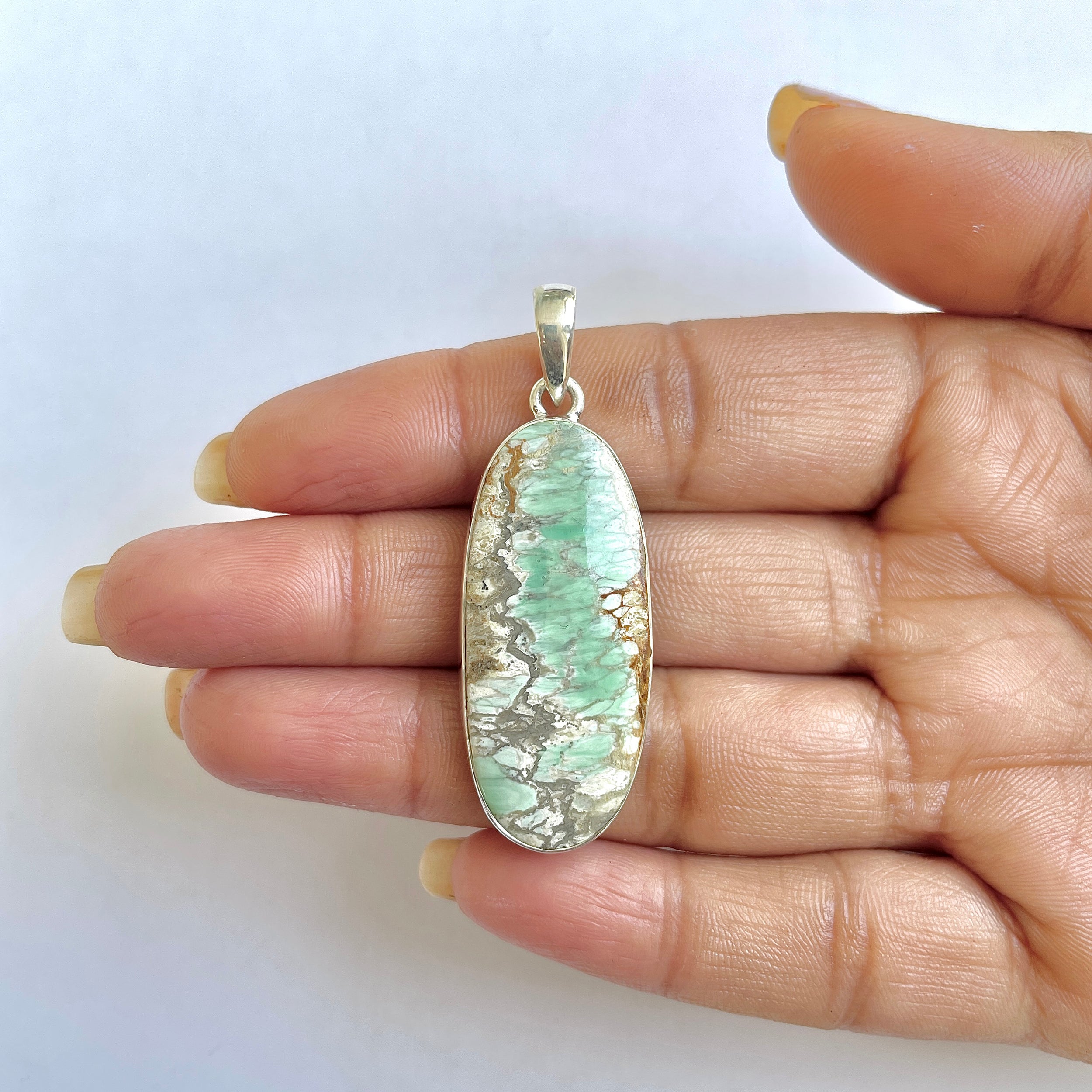 Variscite Pendant-(VRC-1-62)