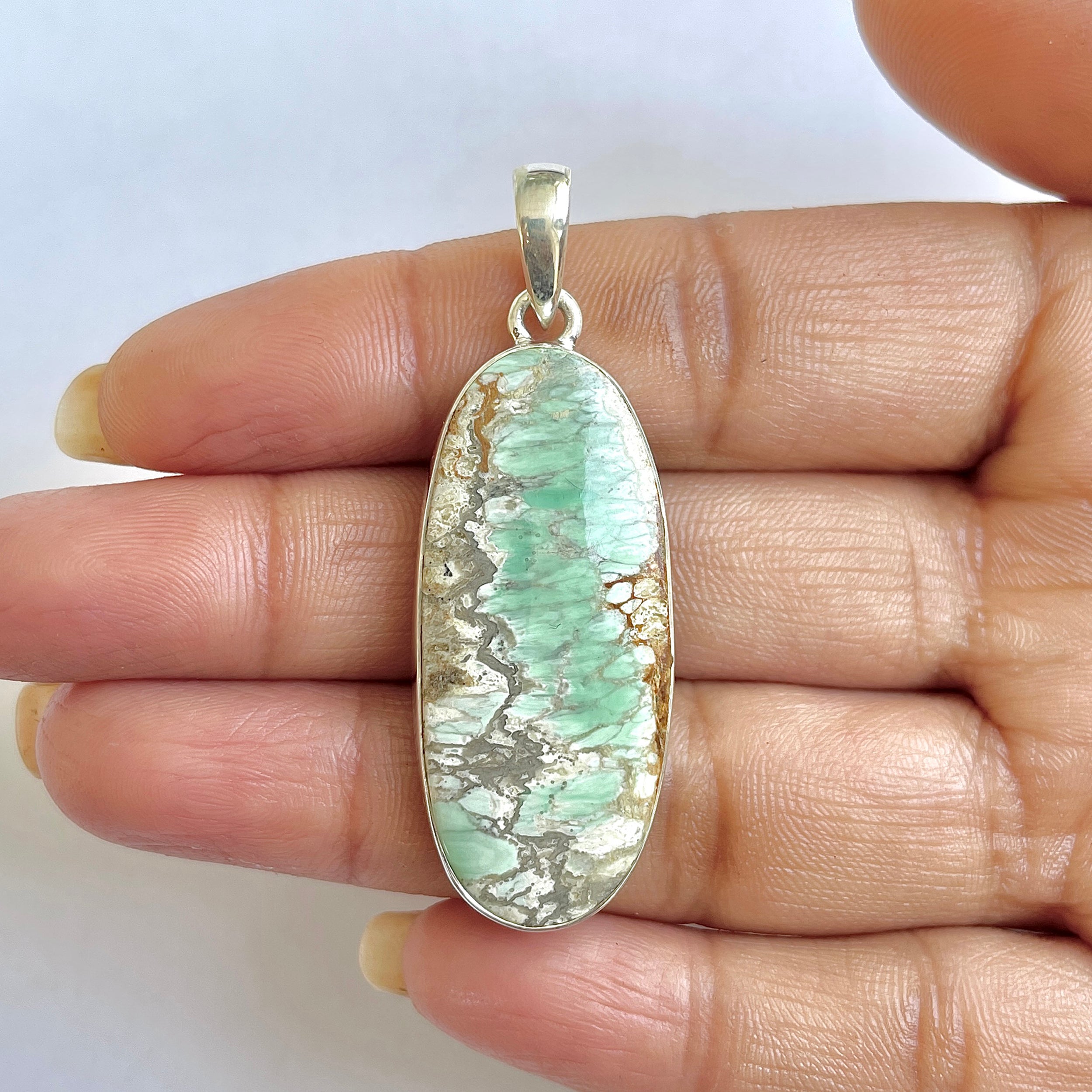 Variscite Pendant-(VRC-1-62)