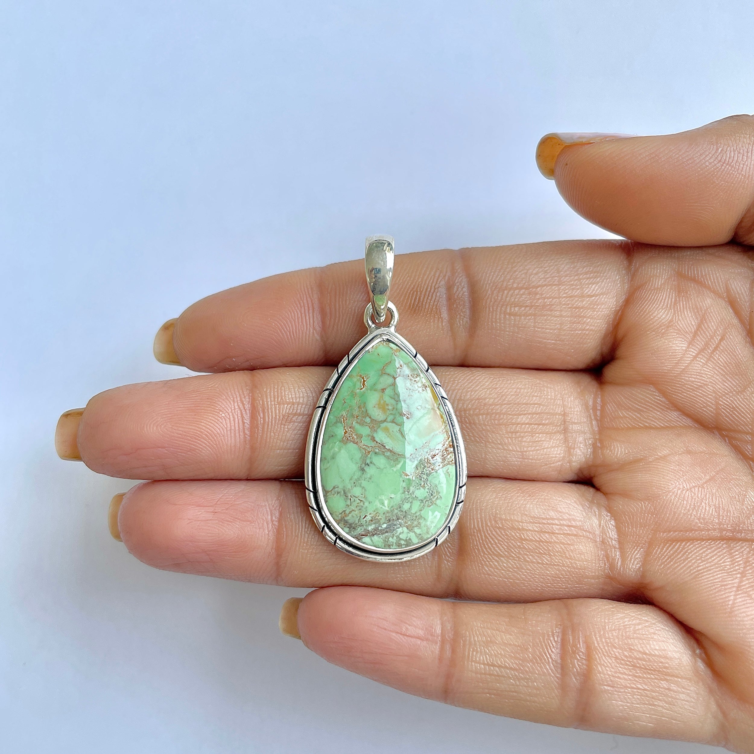 Variscite Pendant-(VRC-1-64)