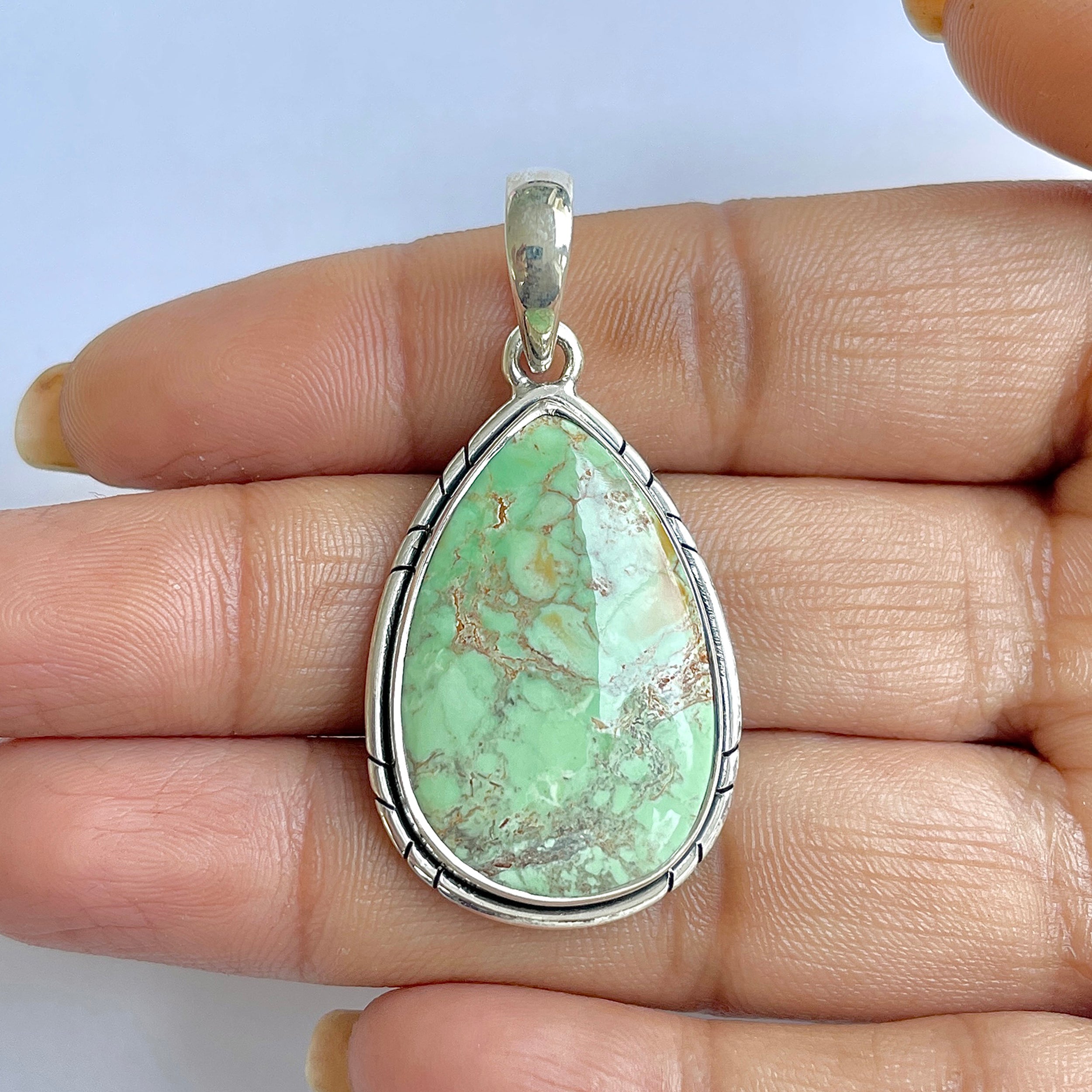Variscite Pendant-(VRC-1-64)