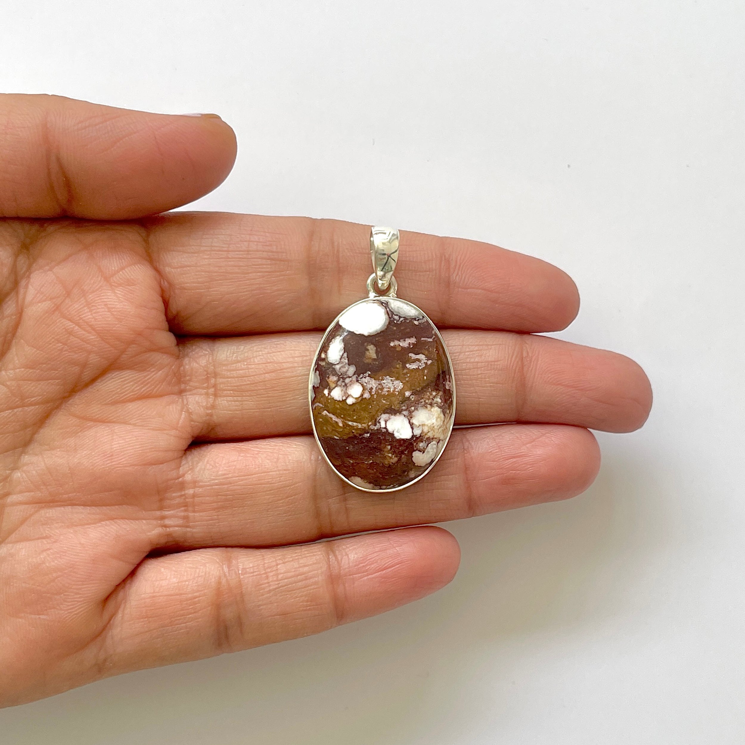 Wild Horse Jasper Pendant-(WOJ-1-15)