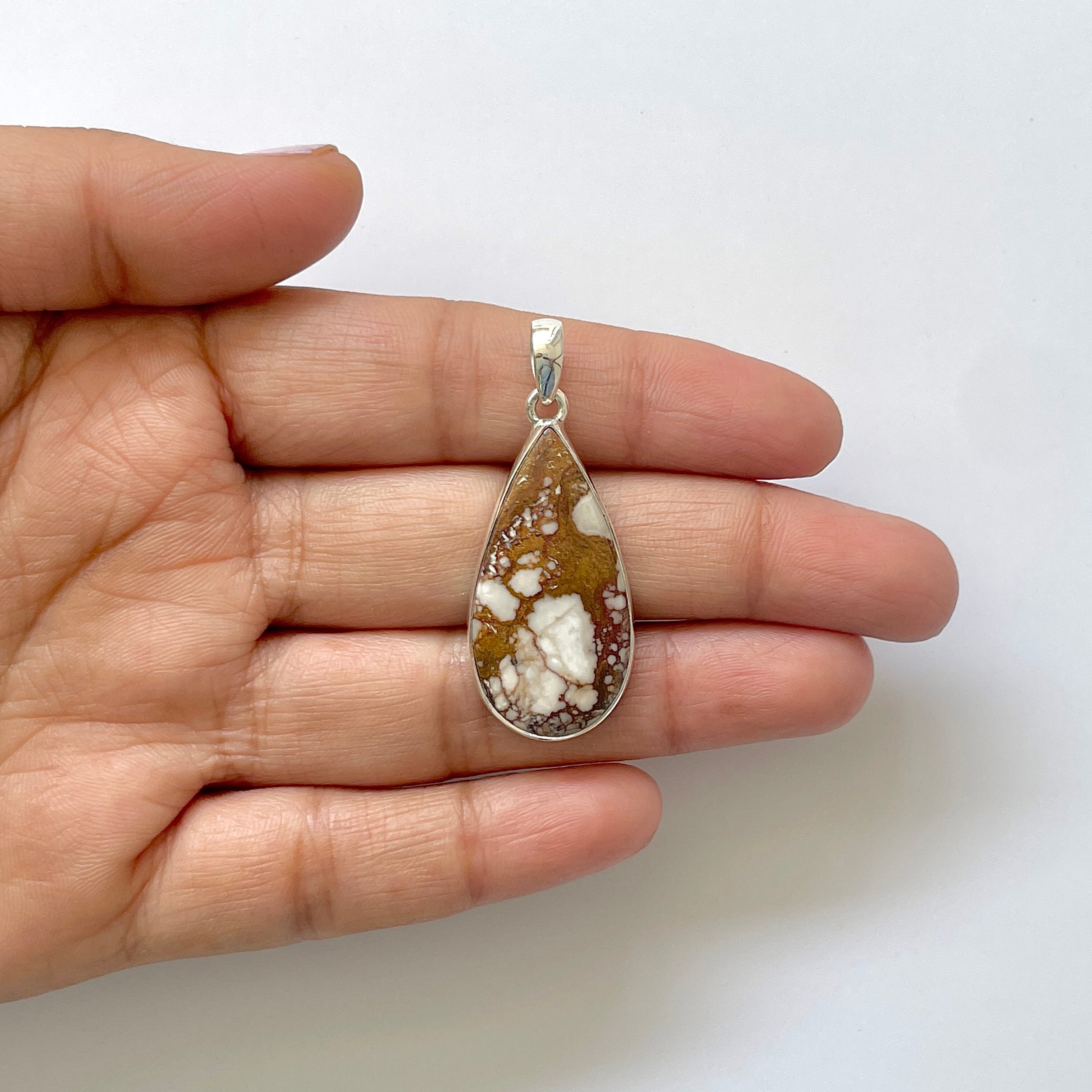Wild Horse Jasper Pendant-(WOJ-1-19)