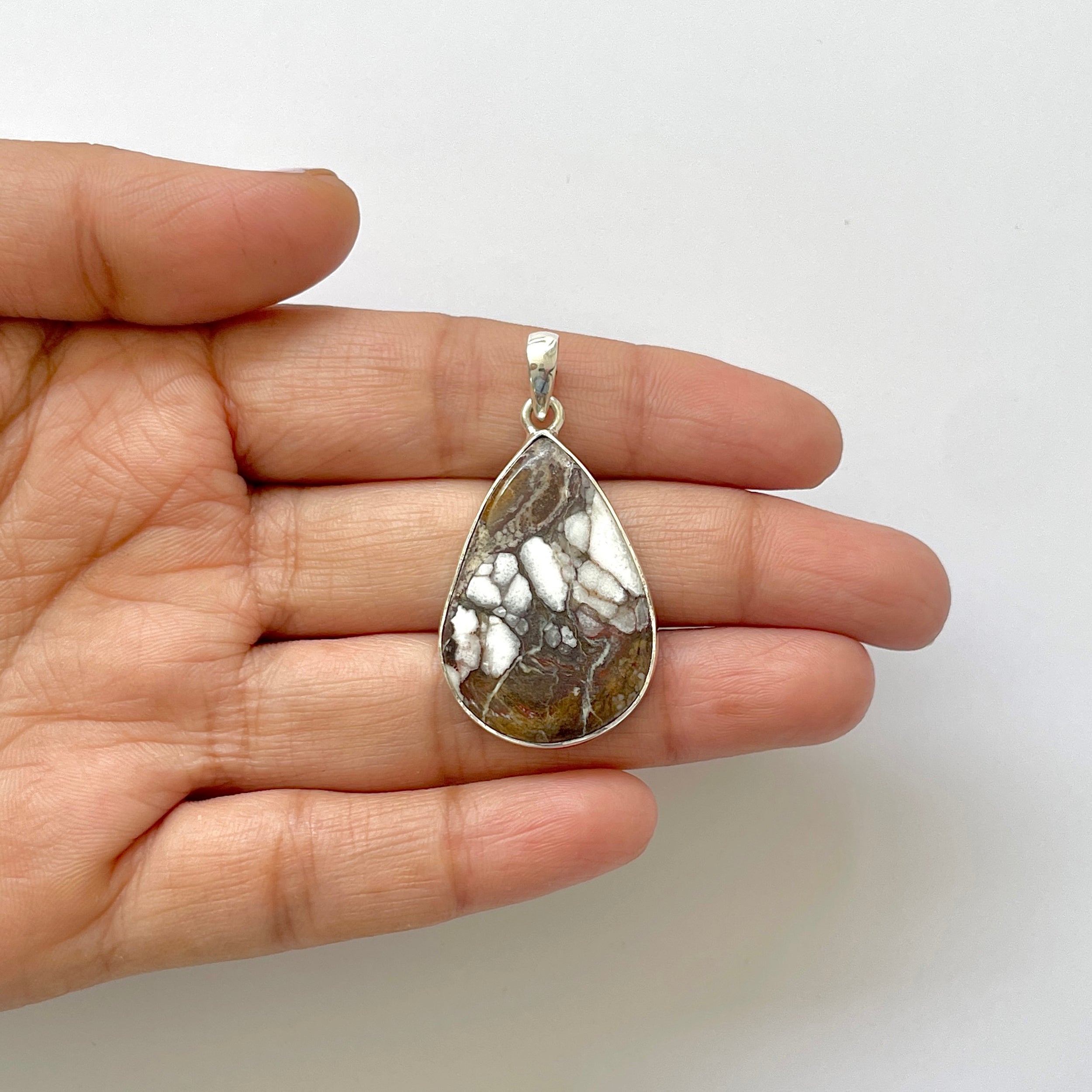 Wild Horse Jasper Pendant-(WOJ-1-26)