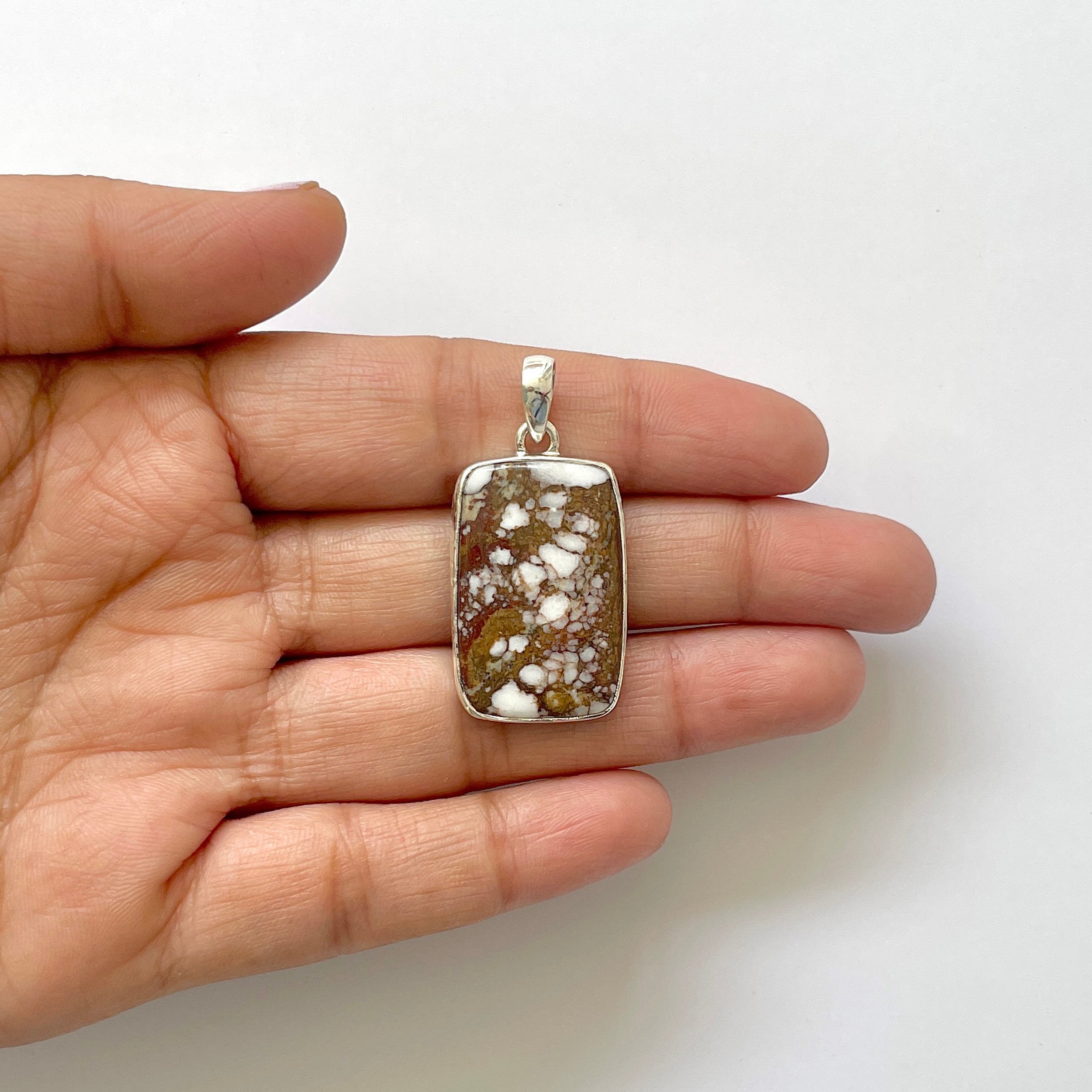 Wild Horse Jasper Pendant-(WOJ-1-31)