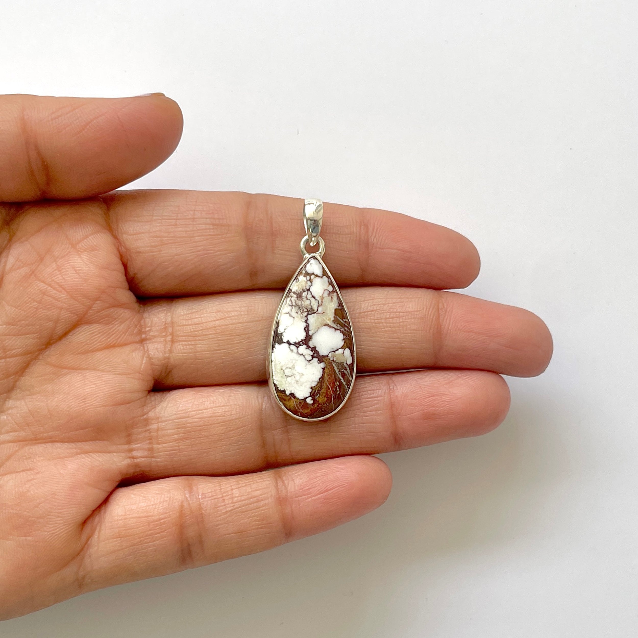 Wild Horse Jasper Pendant-(WOJ-1-38)