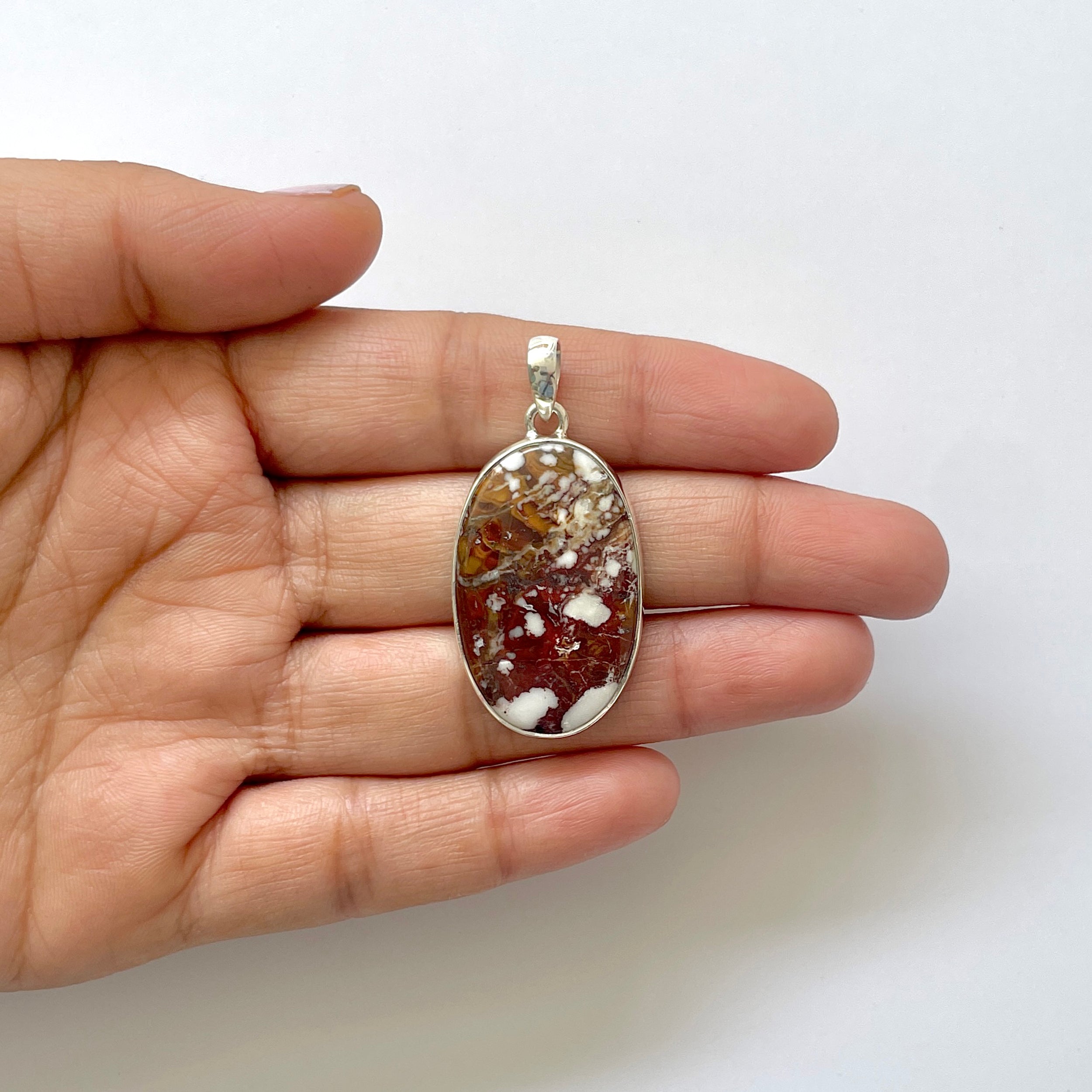 Wild Horse Jasper Pendant-(WOJ-1-39)