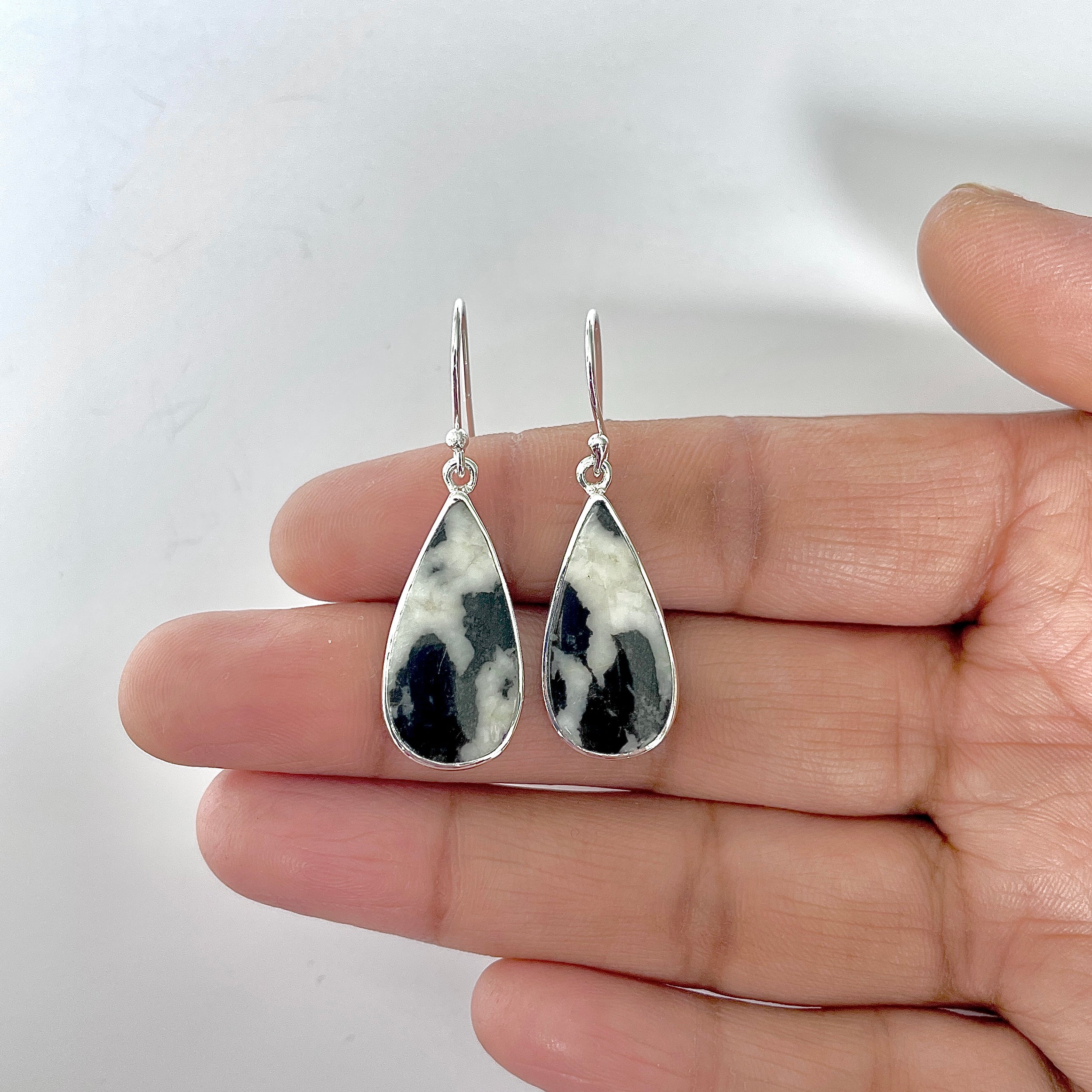 Zebra Skin Jasper Earring-(ZSJ-3-14)
