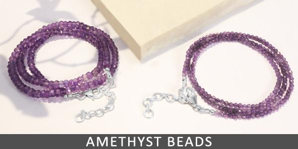 Amethyst-beads