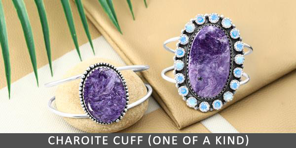 Charoite Cuff