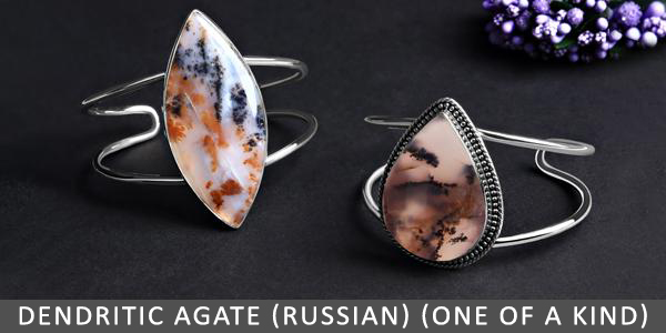 Dendritic-Agate-Russian-Cuff