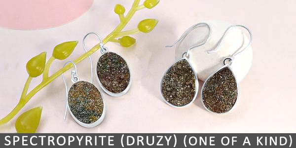 SPECTROPYRITE_DRUZY_JEWELRY