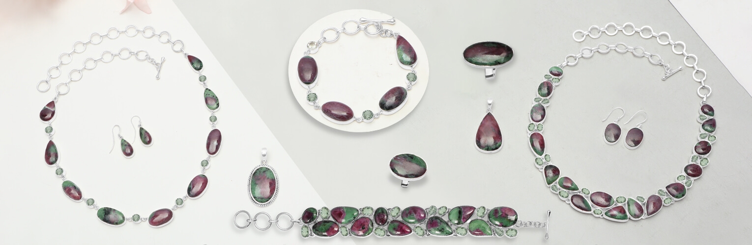 Ruby Zoisite jewelry