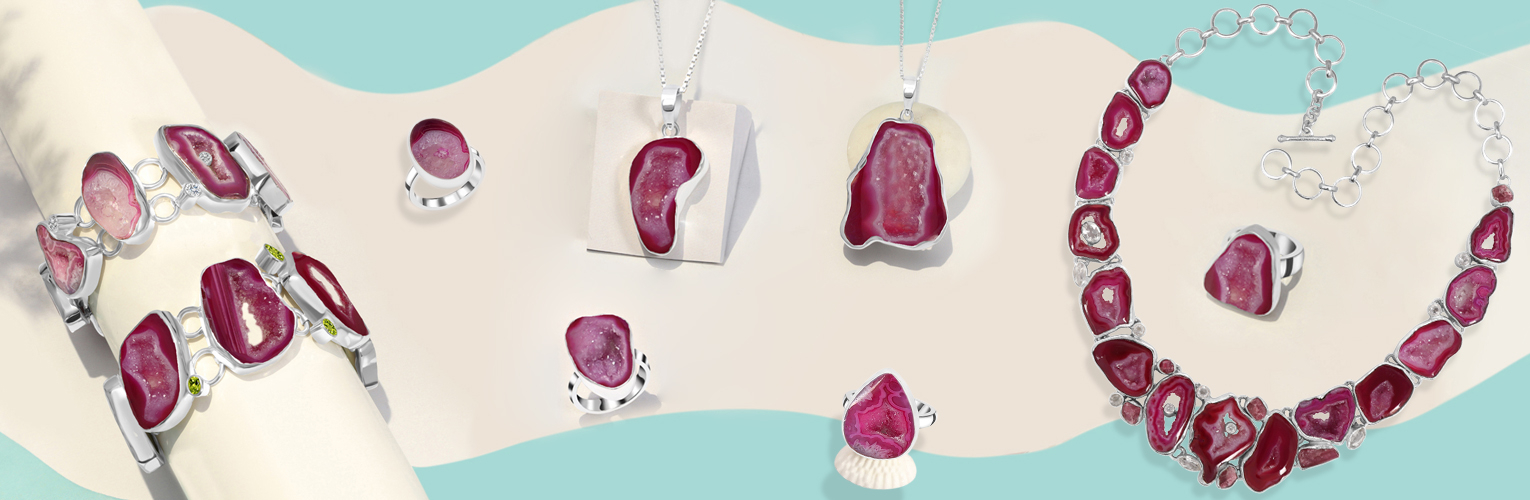 Pink Agate Jewelry